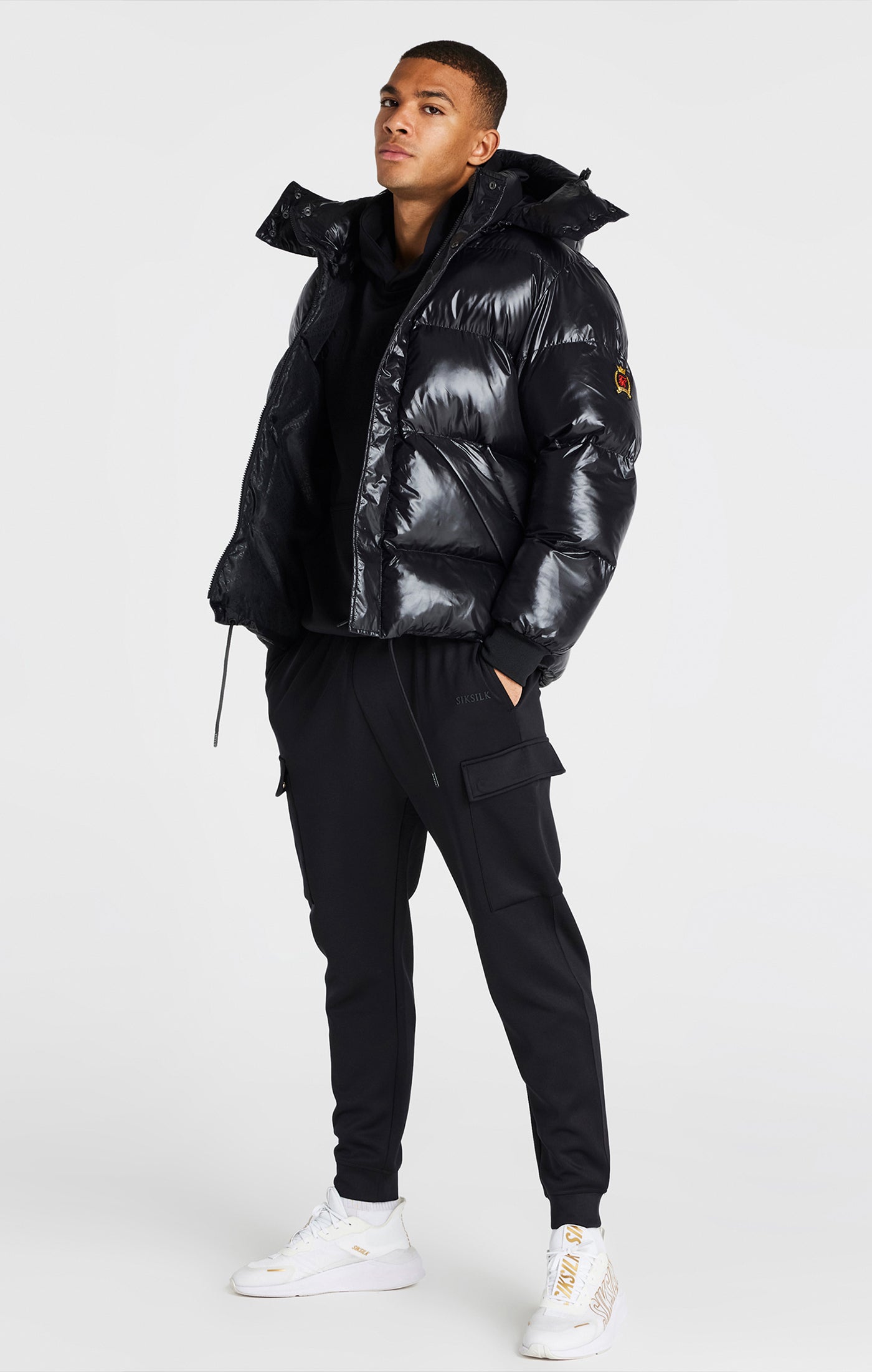 Load image into Gallery viewer, Black Puffer Jacket (3)
