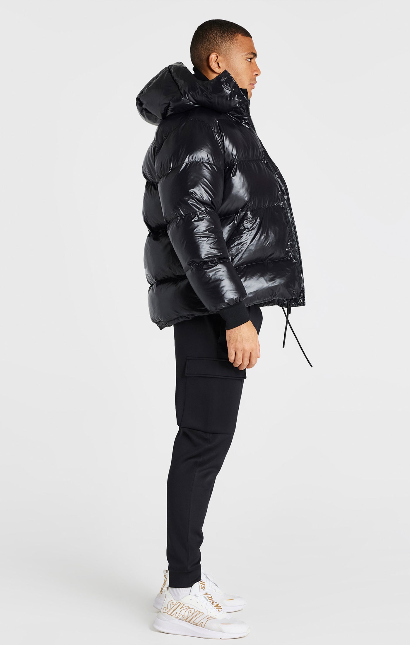 Load image into Gallery viewer, Black Puffer Jacket (4)