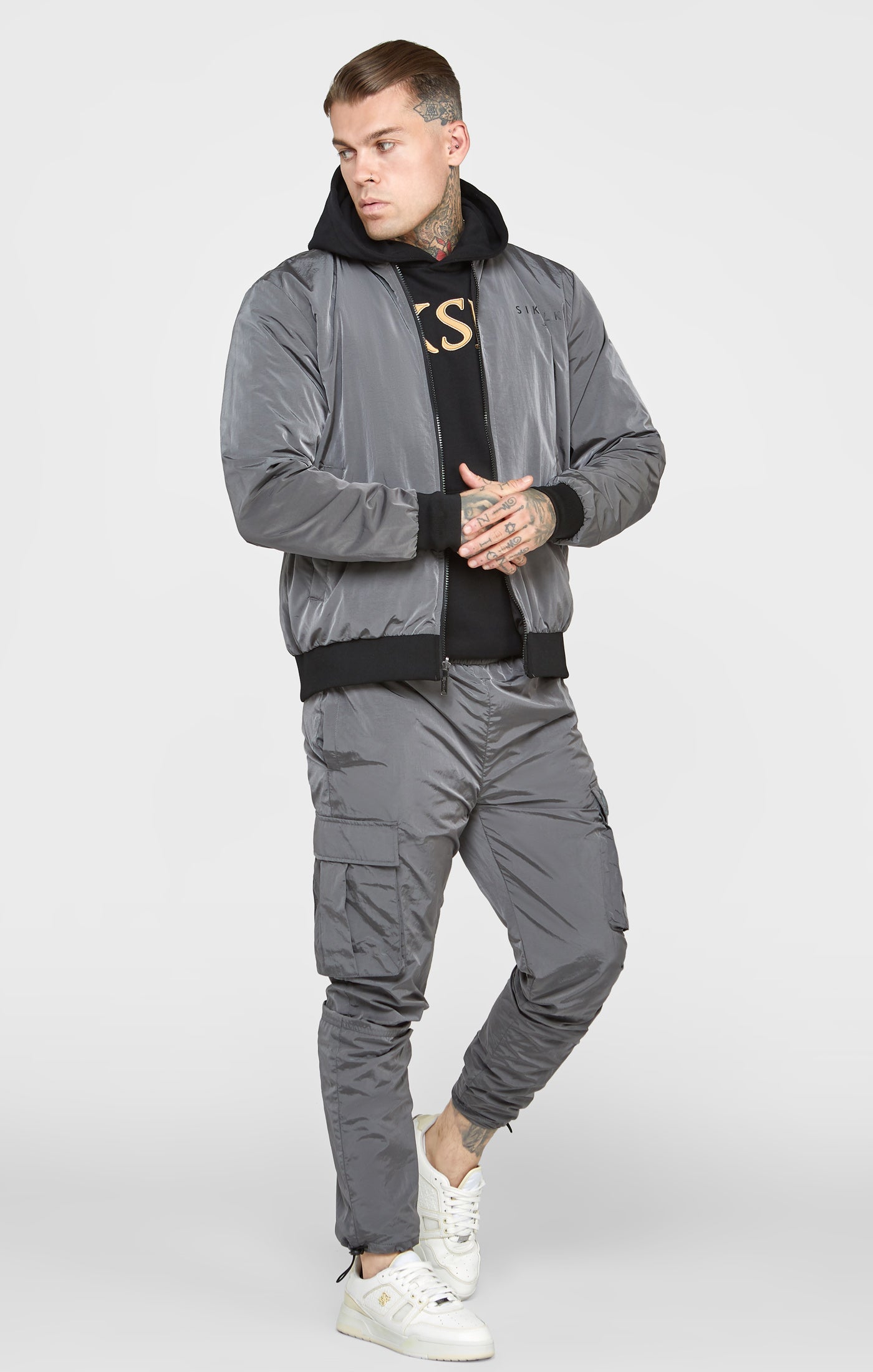 Load image into Gallery viewer, Grey Combat Pant (2)