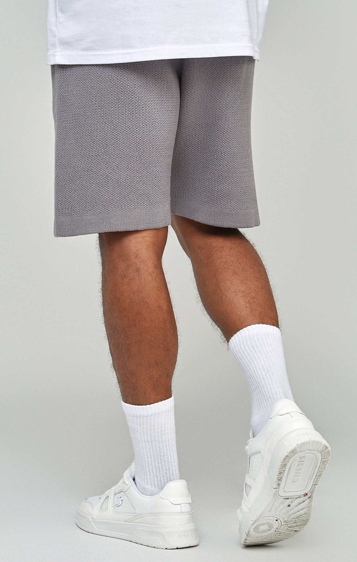 Load image into Gallery viewer, Grey Knitted Shorts (2)