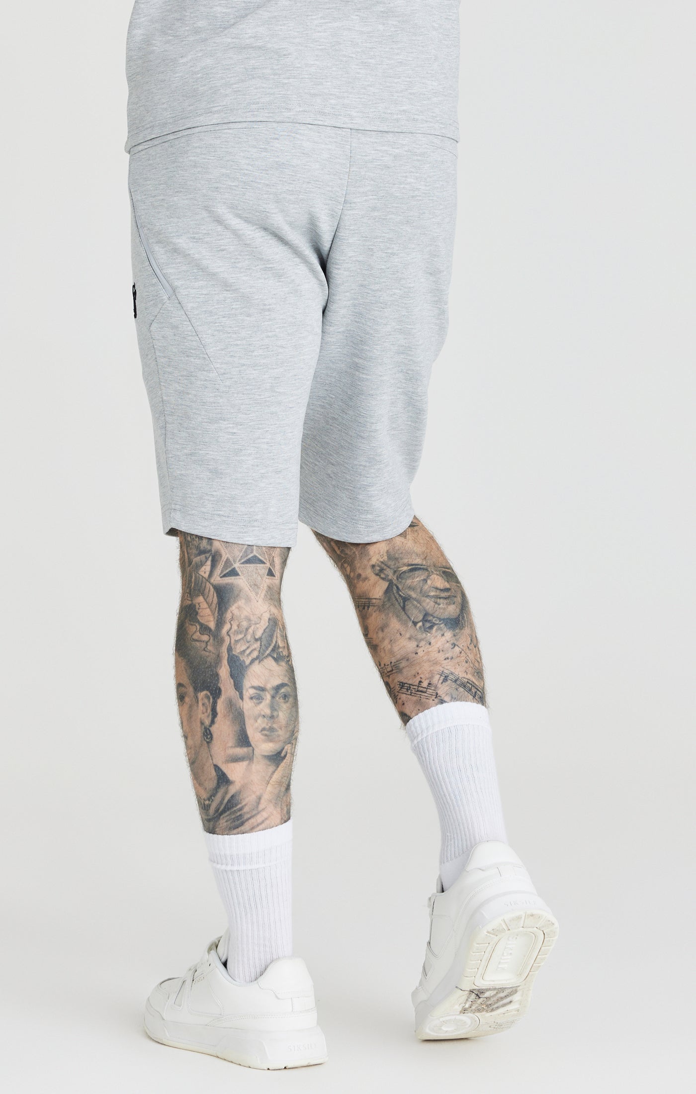 Load image into Gallery viewer, Grey Zip Through Hoodie And Short Twin Set (7)