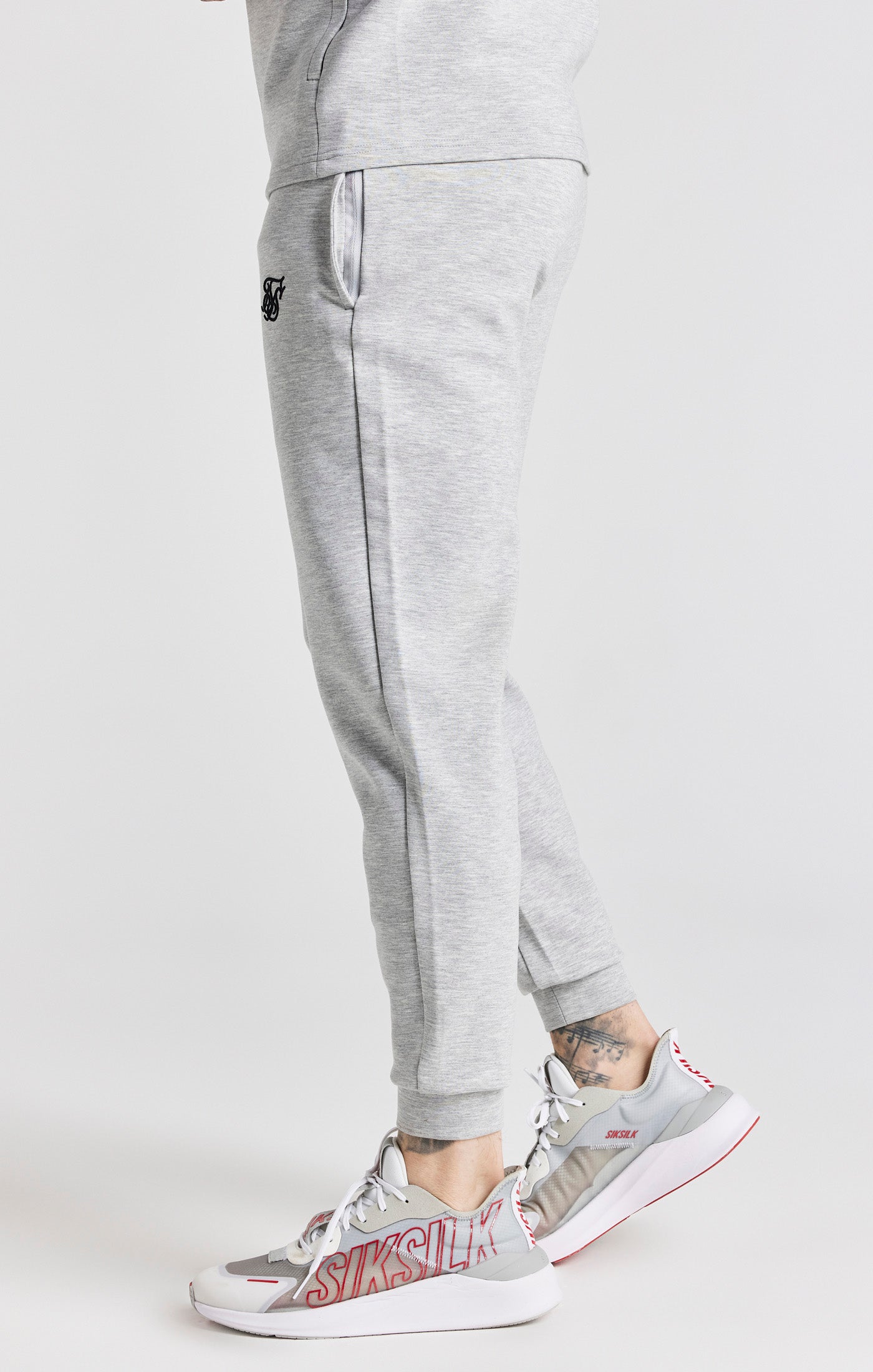 Load image into Gallery viewer, Grey Zip Through And Pant Tracksuit Set (4)