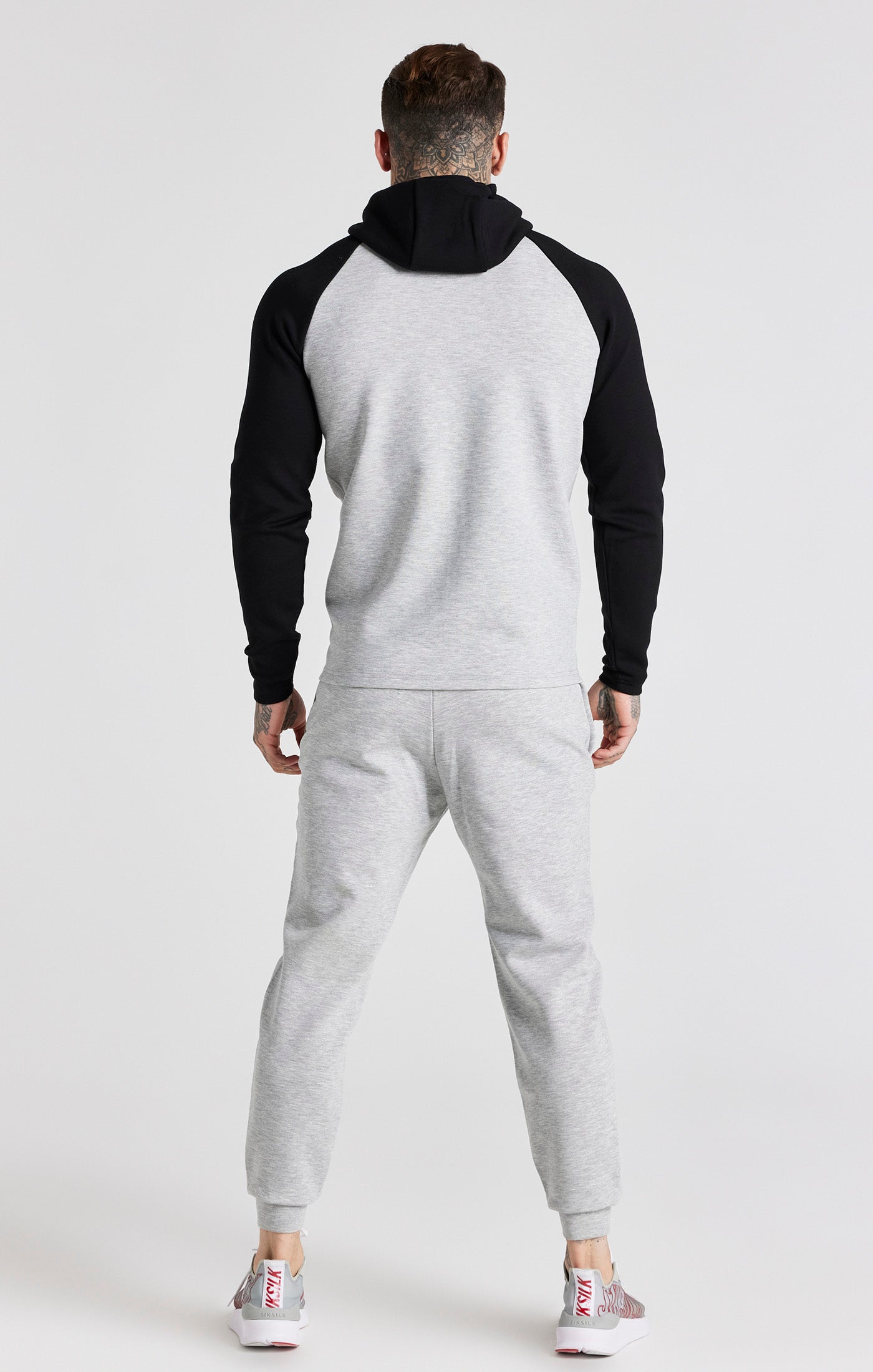 Load image into Gallery viewer, Grey Zip Through And Pant Tracksuit Set (1)