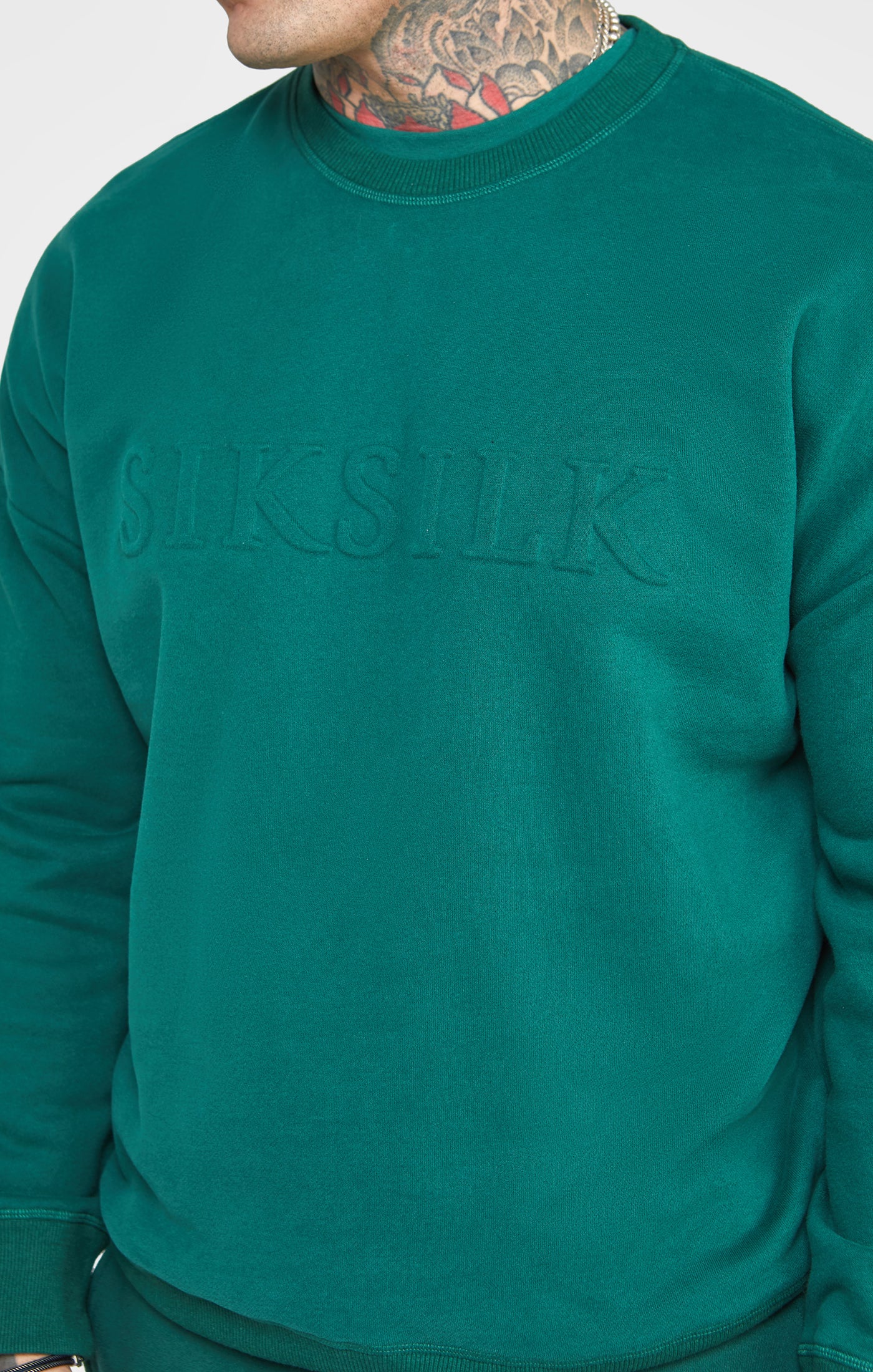 Load image into Gallery viewer, Green Embossed Sweatshirt (1)