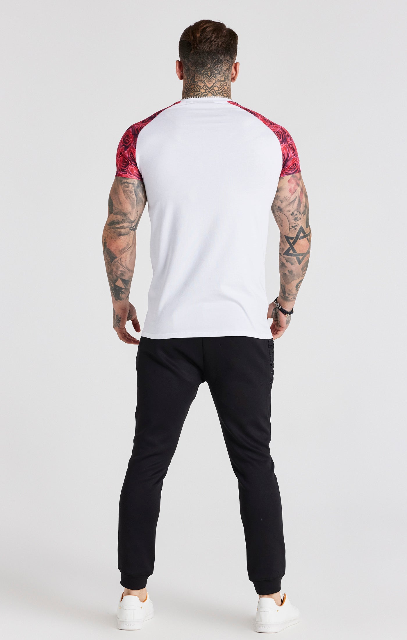 Load image into Gallery viewer, White Raglan T Shirt (6)