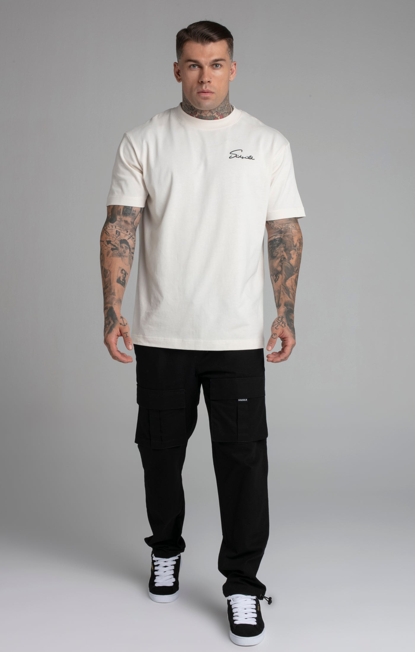 Load image into Gallery viewer, Black Ripstop Cargo Pants (1)