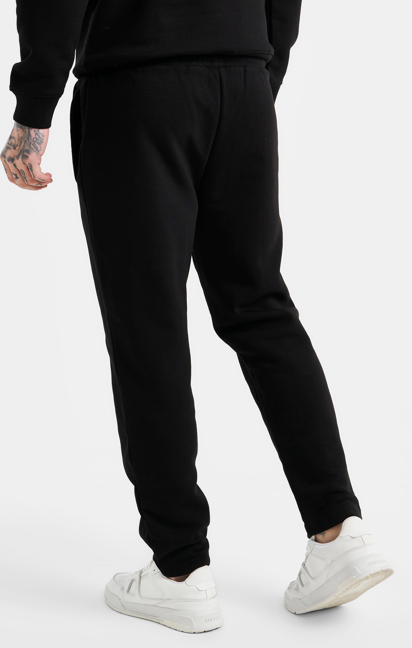 Load image into Gallery viewer, Black Slim Fit Pleated Pant (3)