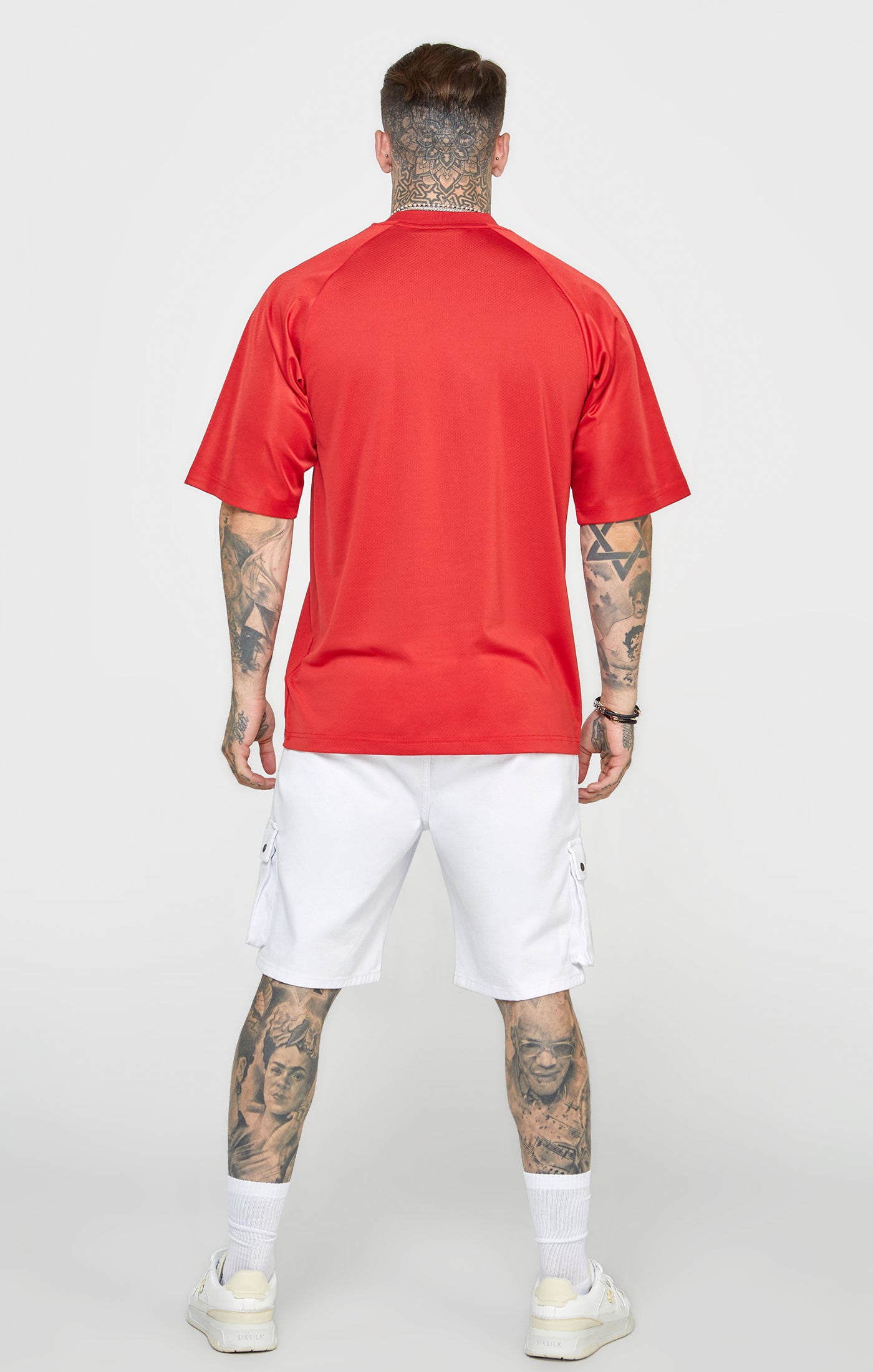 Load image into Gallery viewer, Red Oversized Short Sleeve T-Shirt (4)