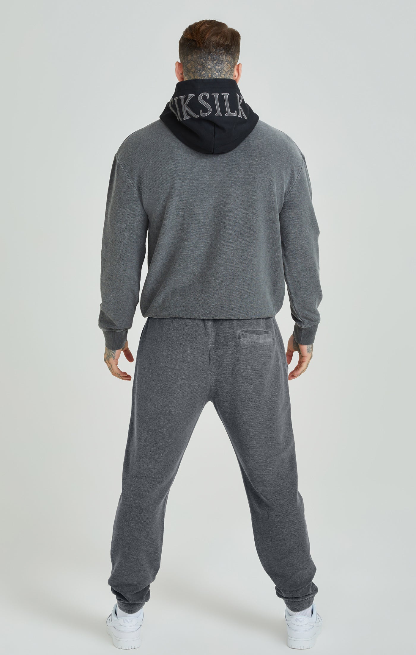 Load image into Gallery viewer, Washed Grey Heavyweight Loopback Oversized Hoodie (4)