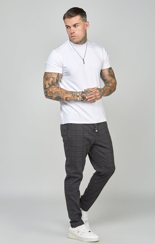 Black Tapered Fit Smart Woven Joggers