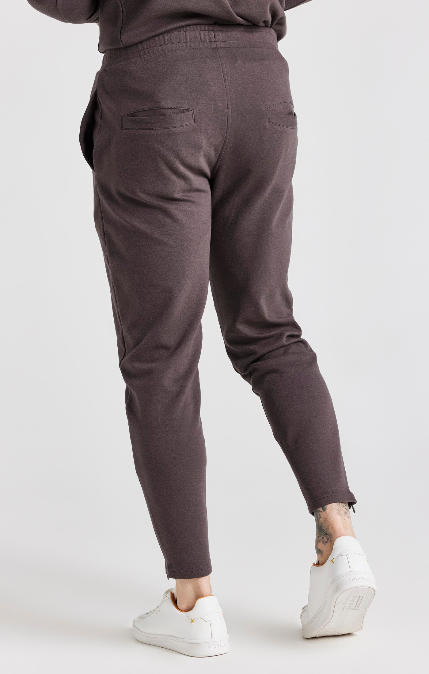 Load image into Gallery viewer, Grey Pin Tuck Skinny Jogger (3)