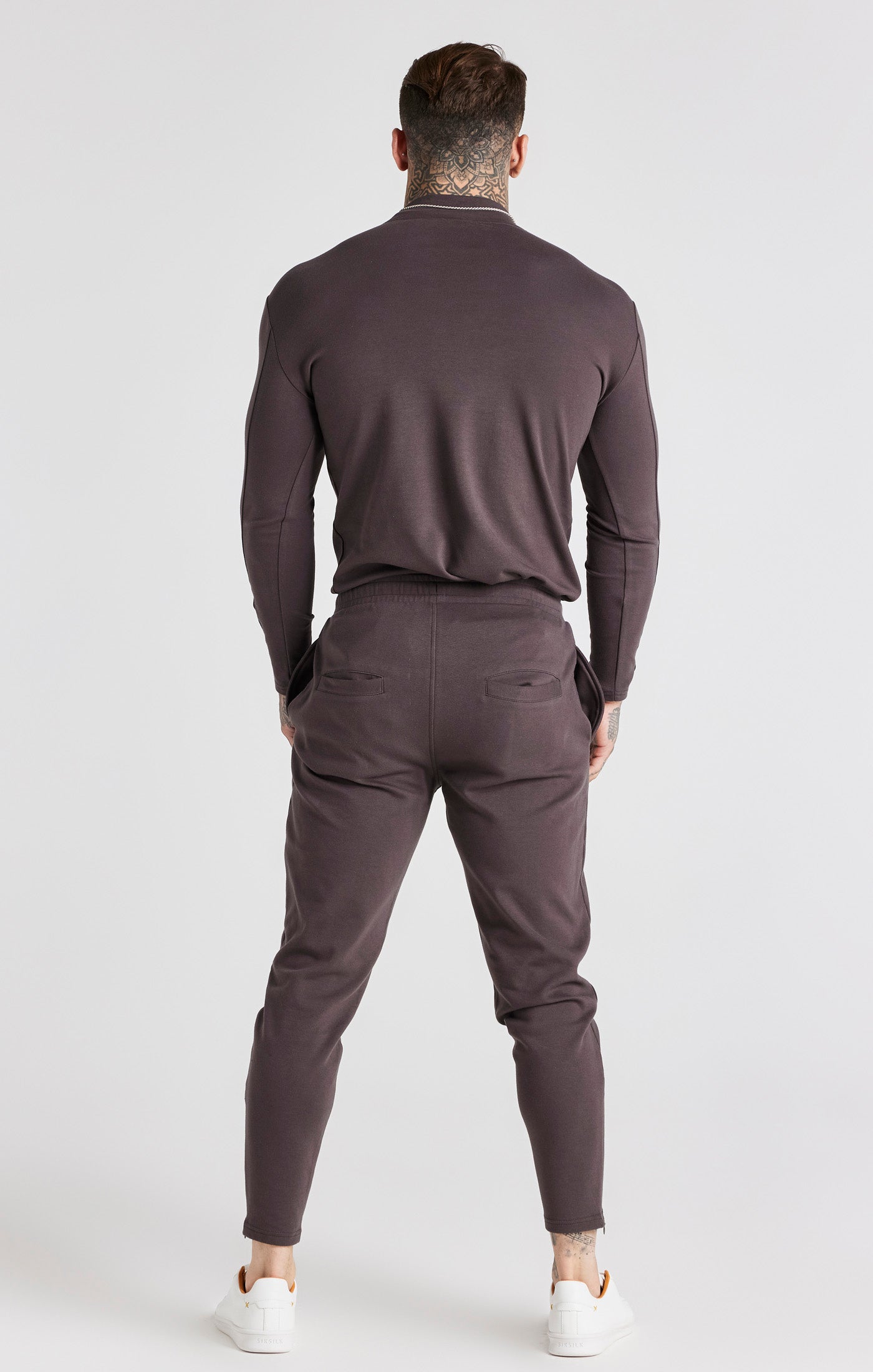Load image into Gallery viewer, Grey Pin Tuck Skinny Jogger (5)