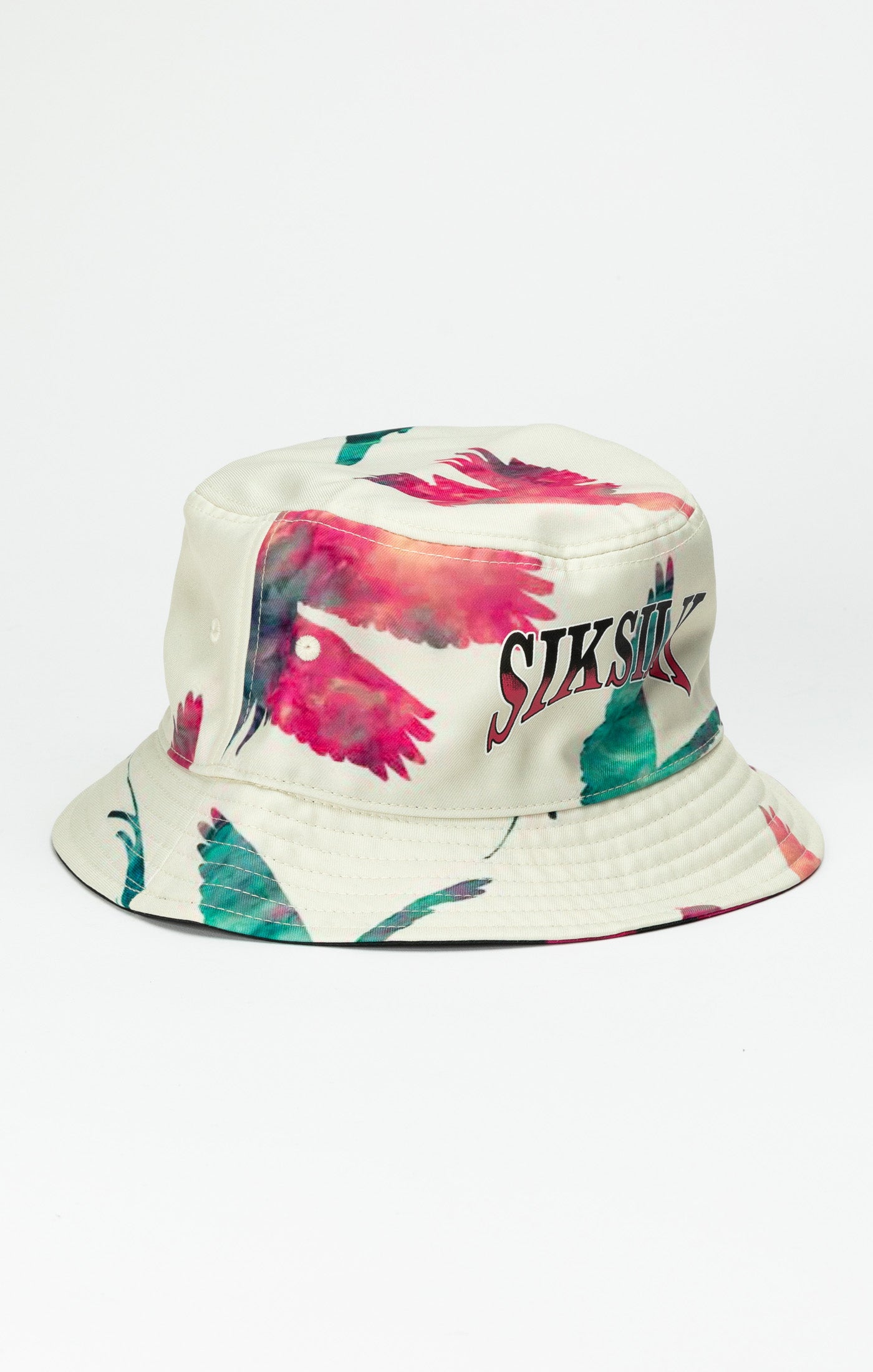 Load image into Gallery viewer, Black Reversable Printed Bucket Hat (1)