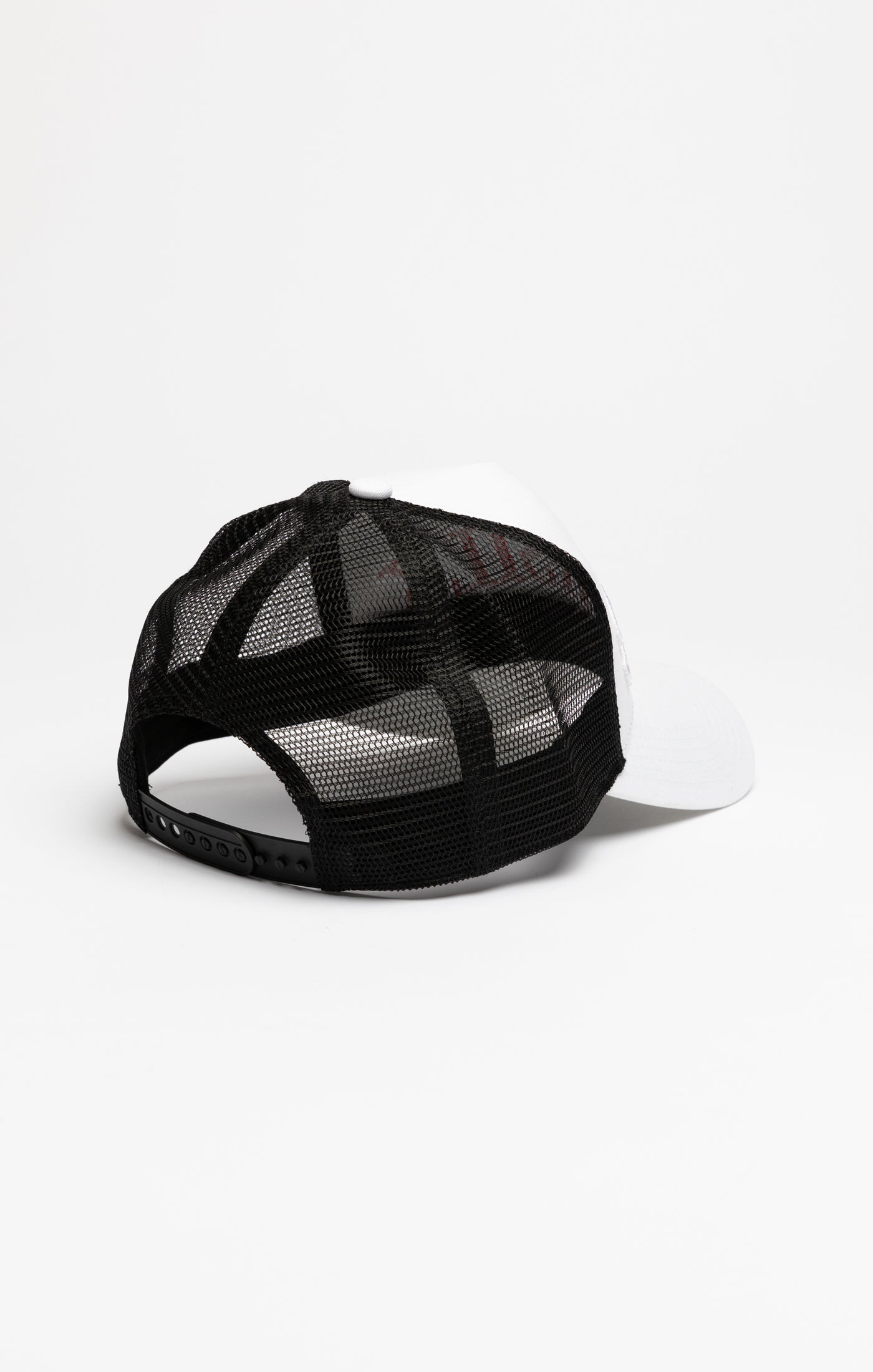 Load image into Gallery viewer, White Mesh Shadow Logo Trucker Cap (2)