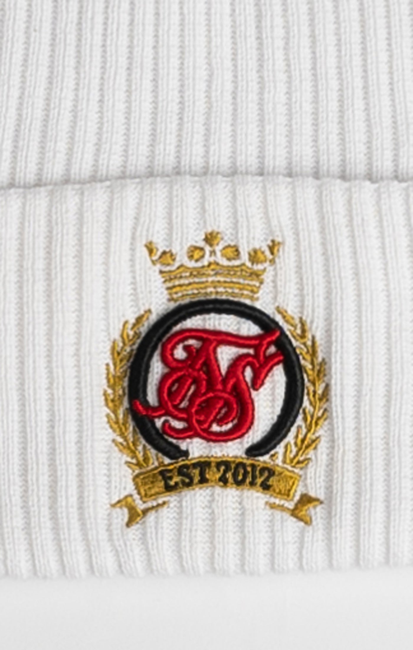 Load image into Gallery viewer, White Crest Beanie (2)