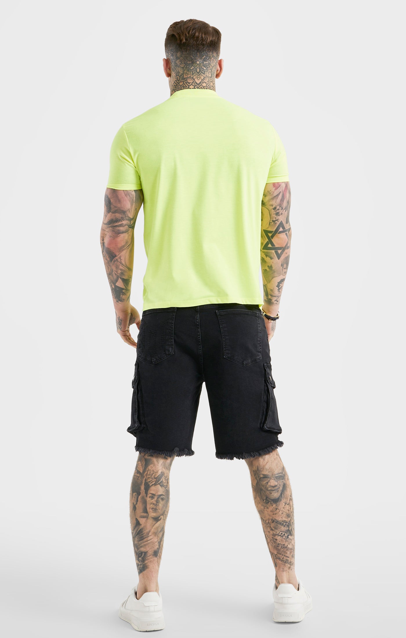 Load image into Gallery viewer, Messi x SikSilk Yellow High Neck T-Shirt (4)