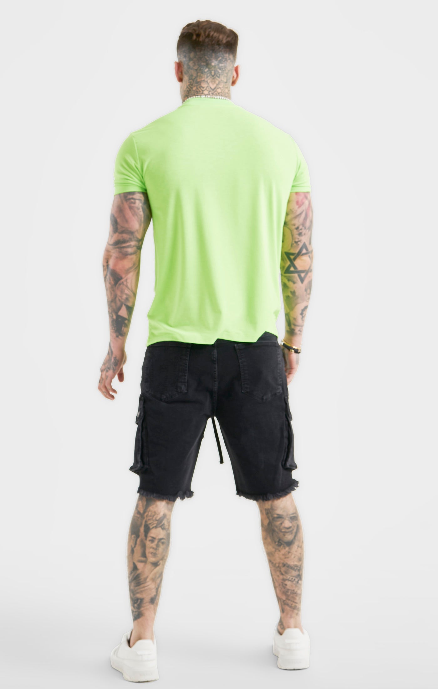 Load image into Gallery viewer, Messi x SikSilk Green High Neck T-Shirt (5)