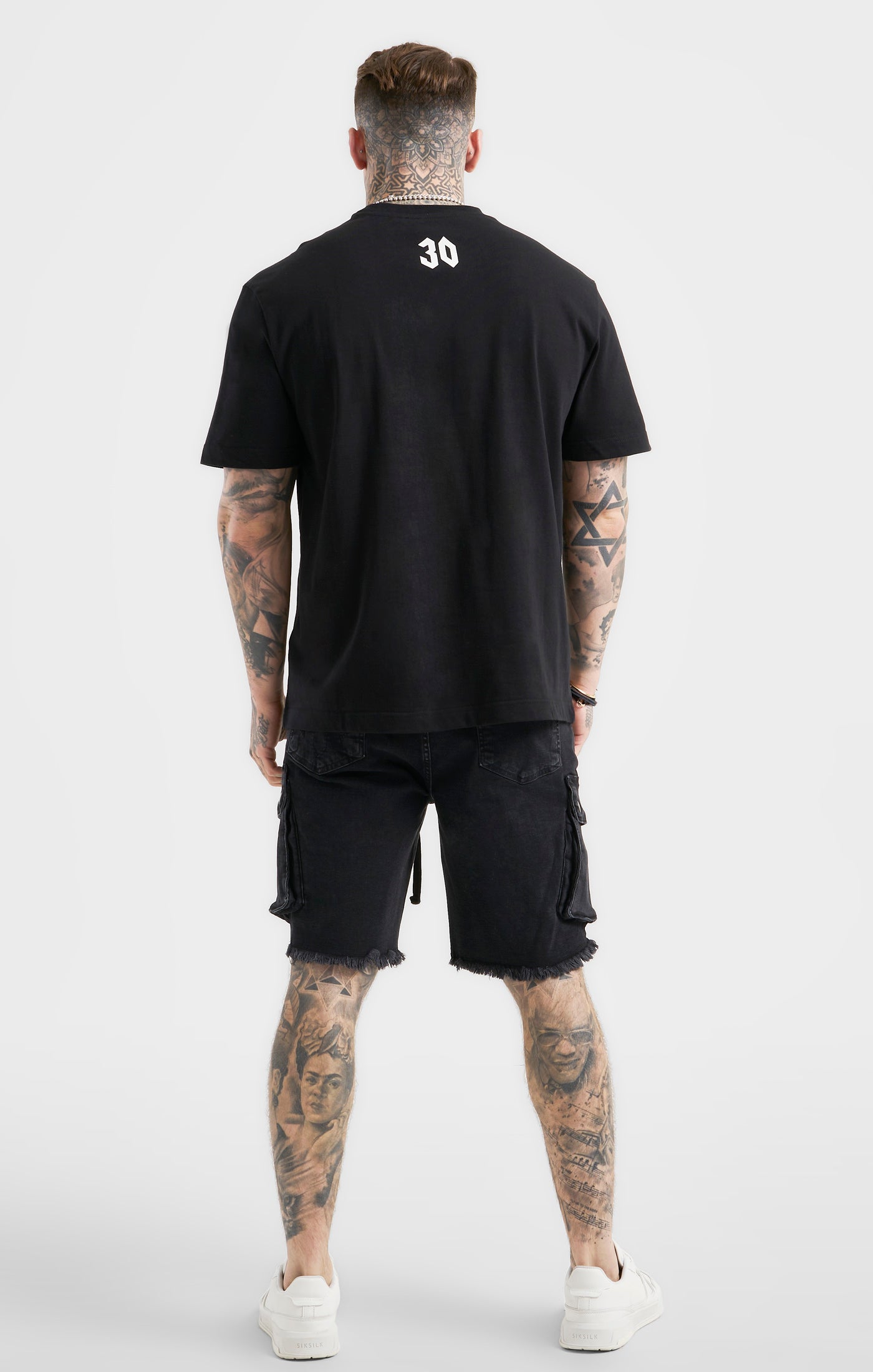 Load image into Gallery viewer, Messi x SikSilk Black Oversized T-Shirt (4)