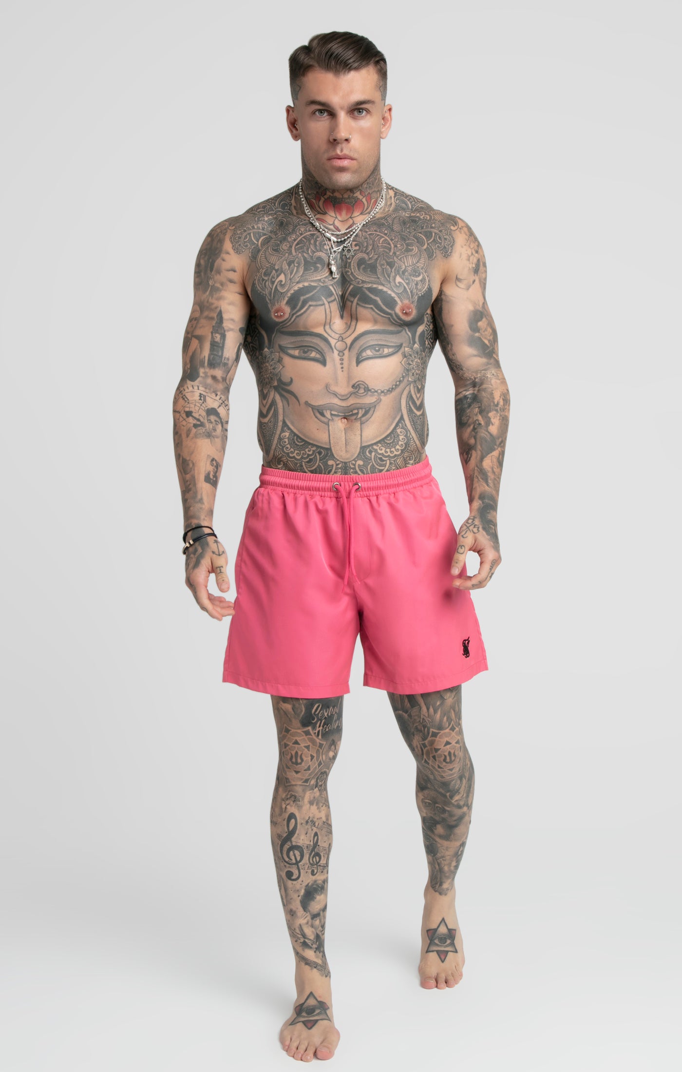 Load image into Gallery viewer, Pink Swim Short (3)