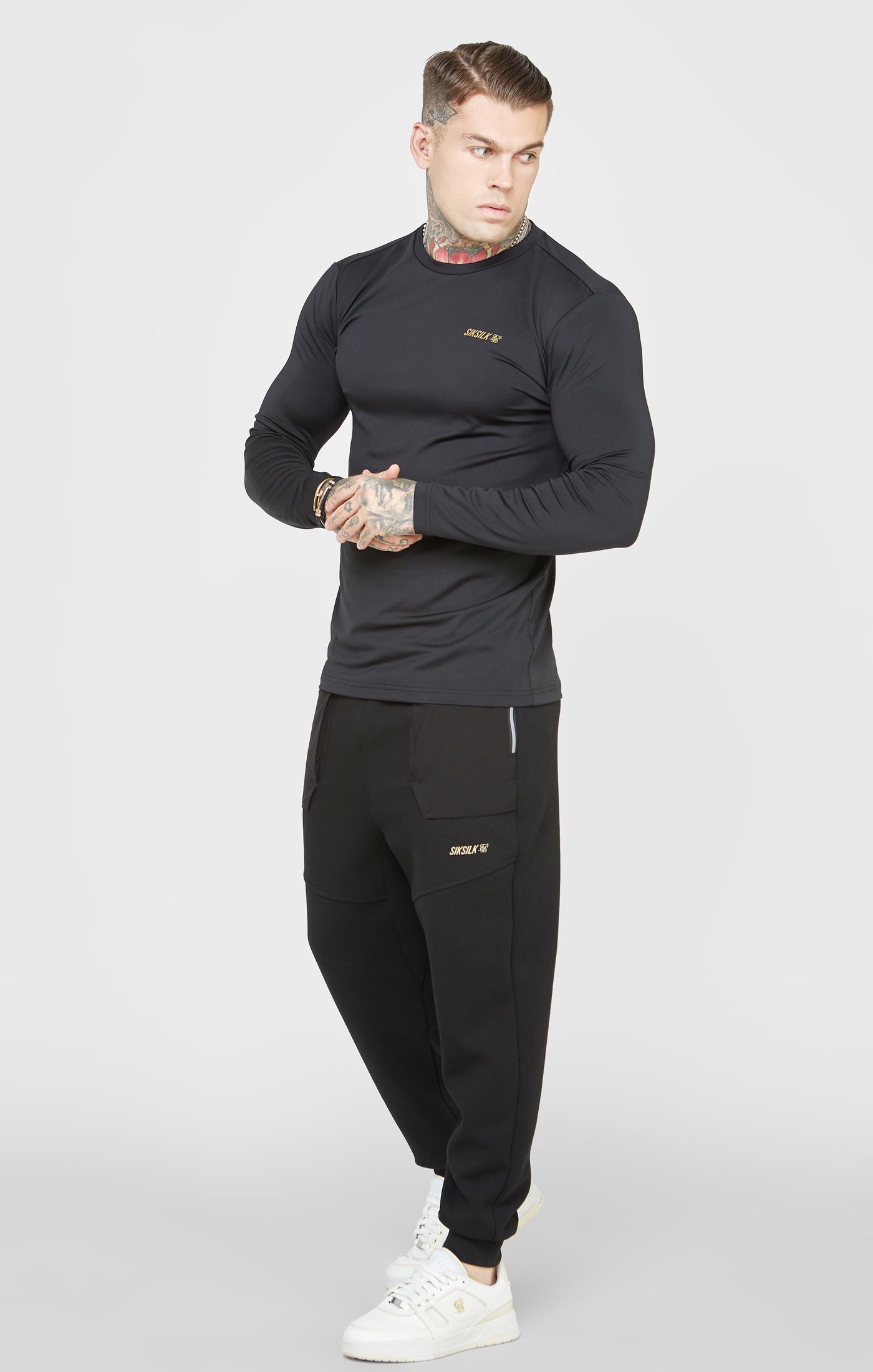 Load image into Gallery viewer, Black Sports Pant (2)