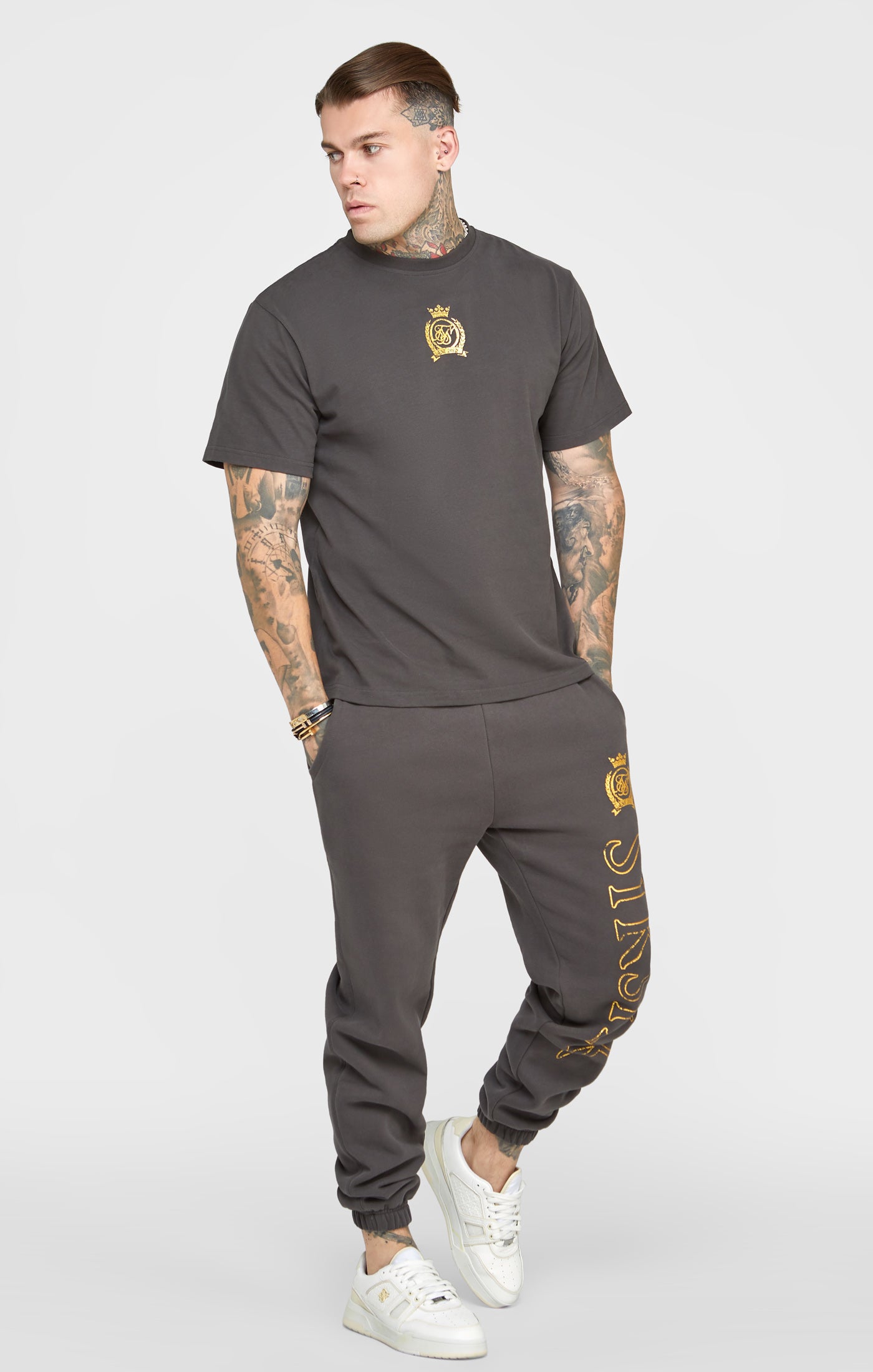 Load image into Gallery viewer, Black Foil T-Shirt (3)