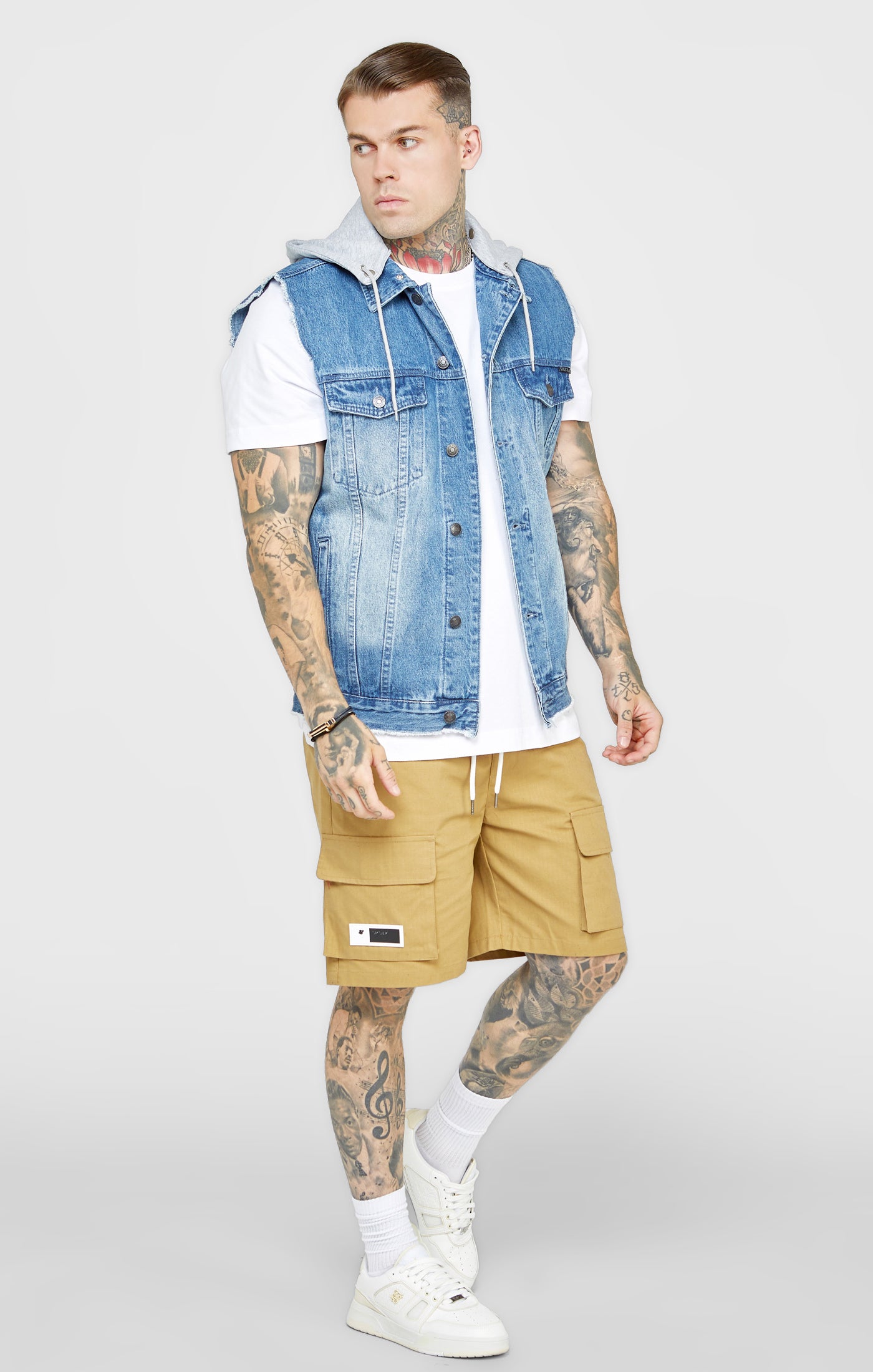 Load image into Gallery viewer, Rinse &amp; Denim Gilet (3)
