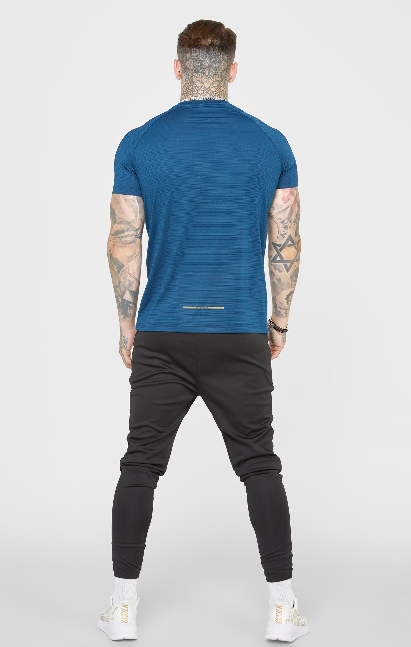 Load image into Gallery viewer, Teal Sports Textured Look T-Shirt (4)