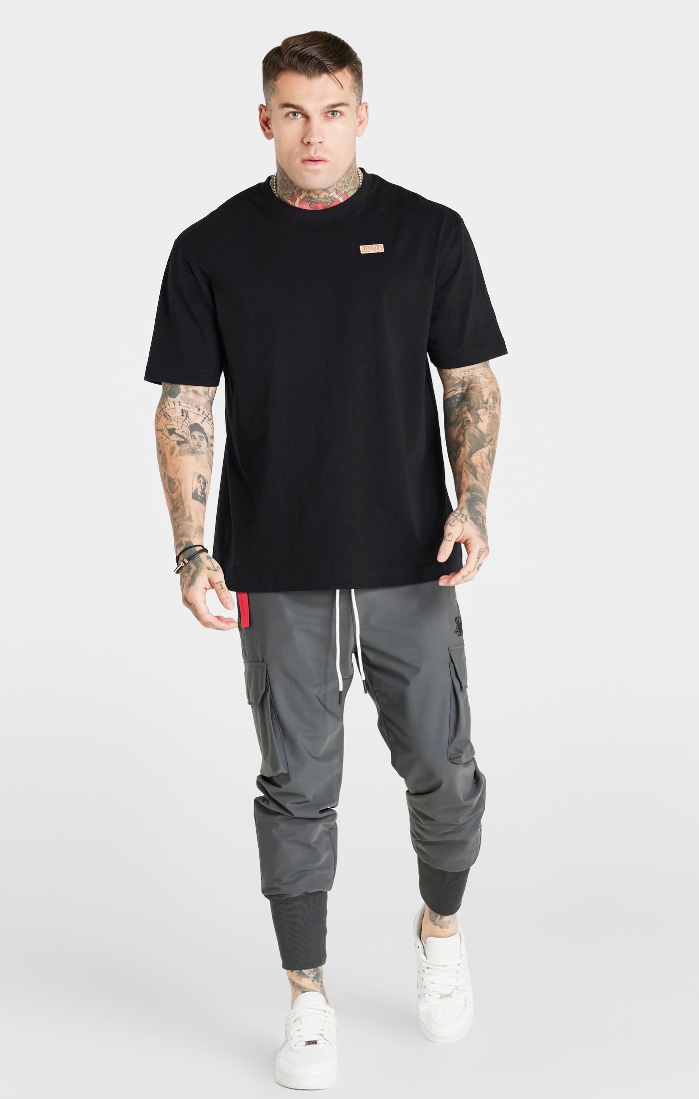 Load image into Gallery viewer, Dark Grey Tech Cargo Pant (2)