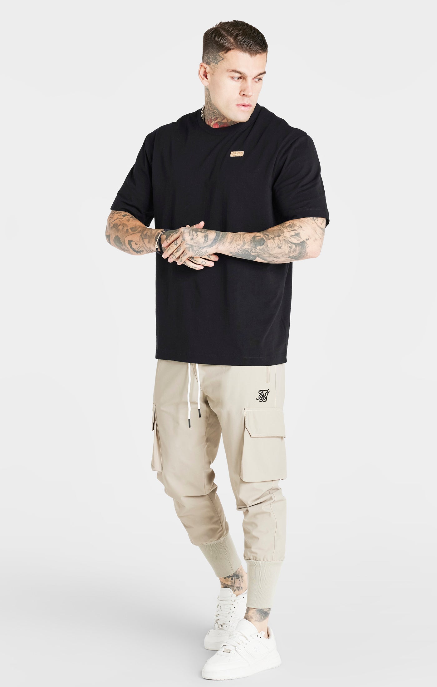 Load image into Gallery viewer, Beige Tech Cargo Pant (2)