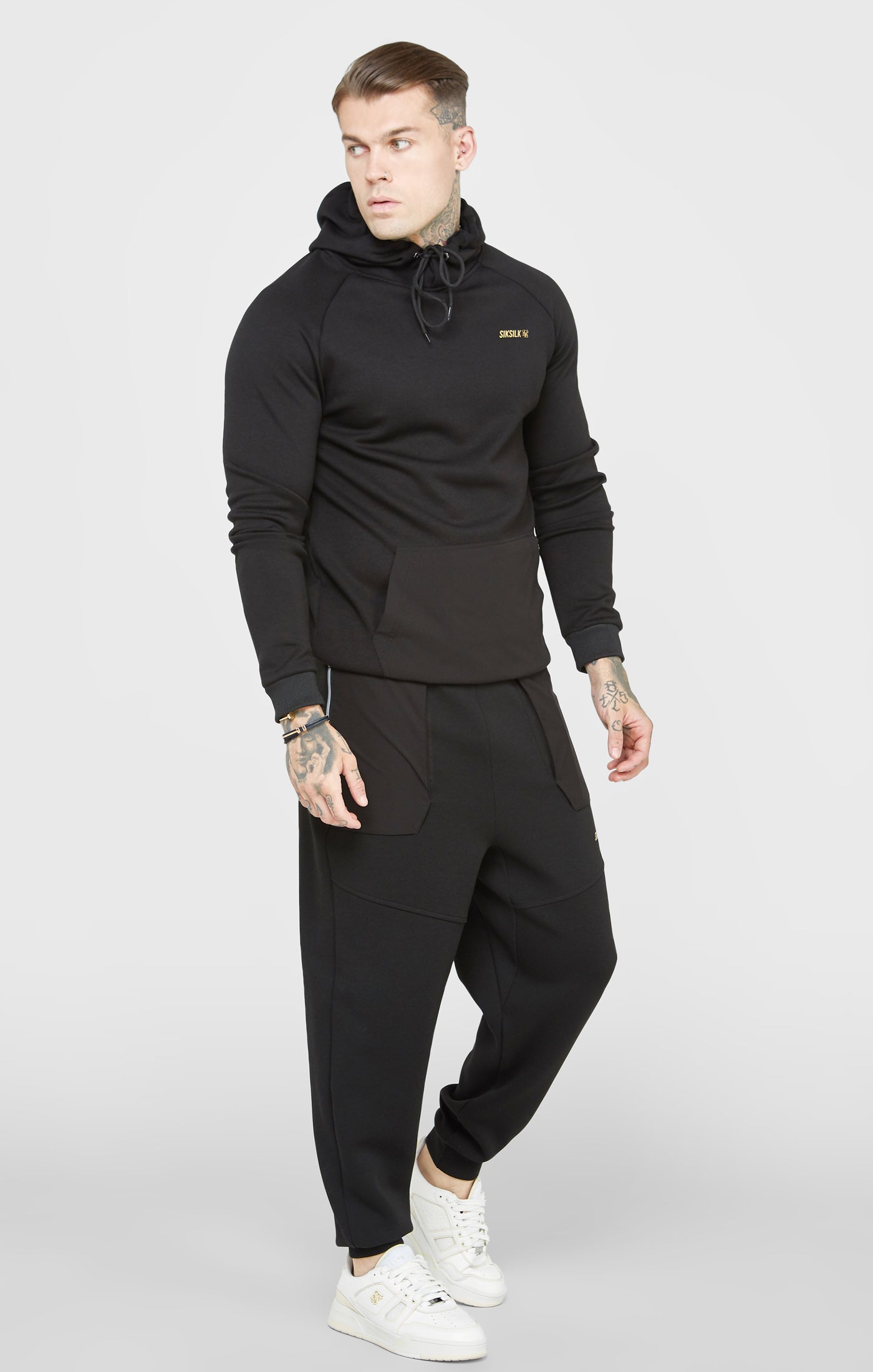 Load image into Gallery viewer, Black Sports Hoodie (3)