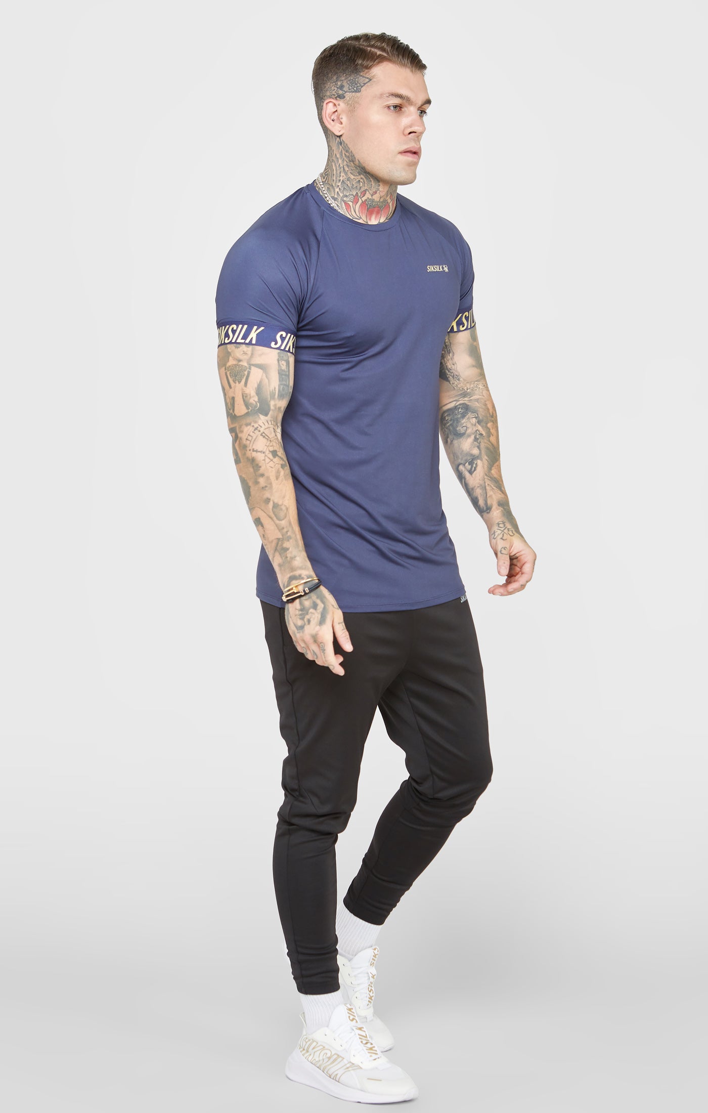 Load image into Gallery viewer, Navy Sports T-Shirt (3)