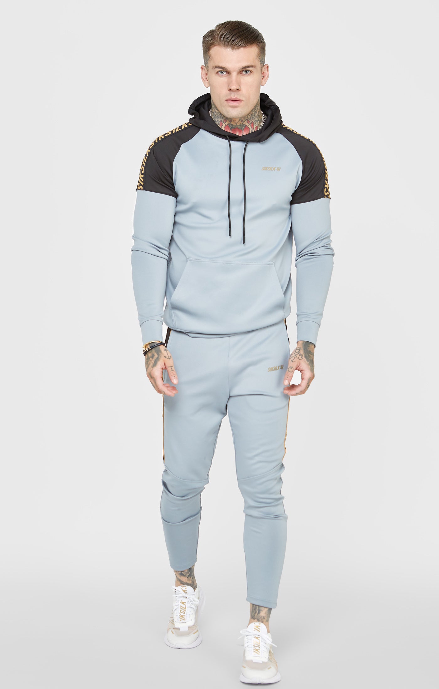 Load image into Gallery viewer, Grey Sports Track Pant (2)