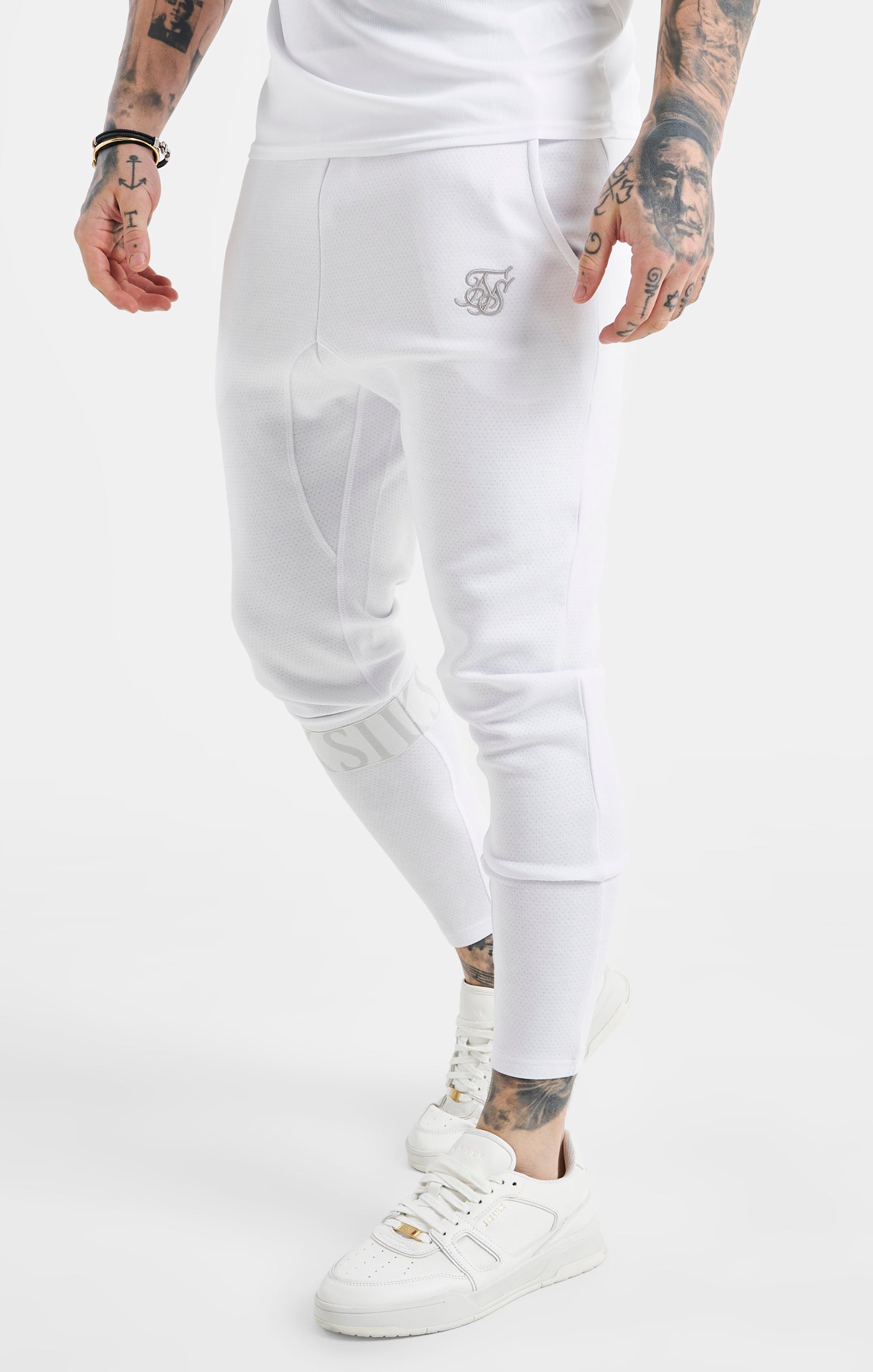 Load image into Gallery viewer, SikSilk Dynamic Track Pant - White