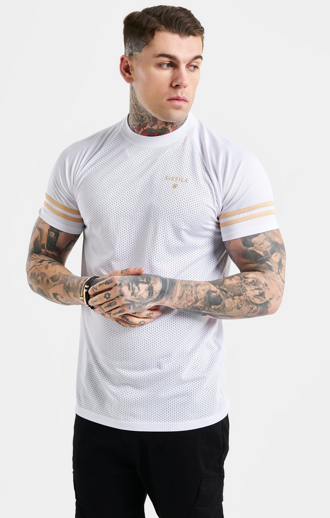 Load image into Gallery viewer, White Mesh Sport T-Shirt