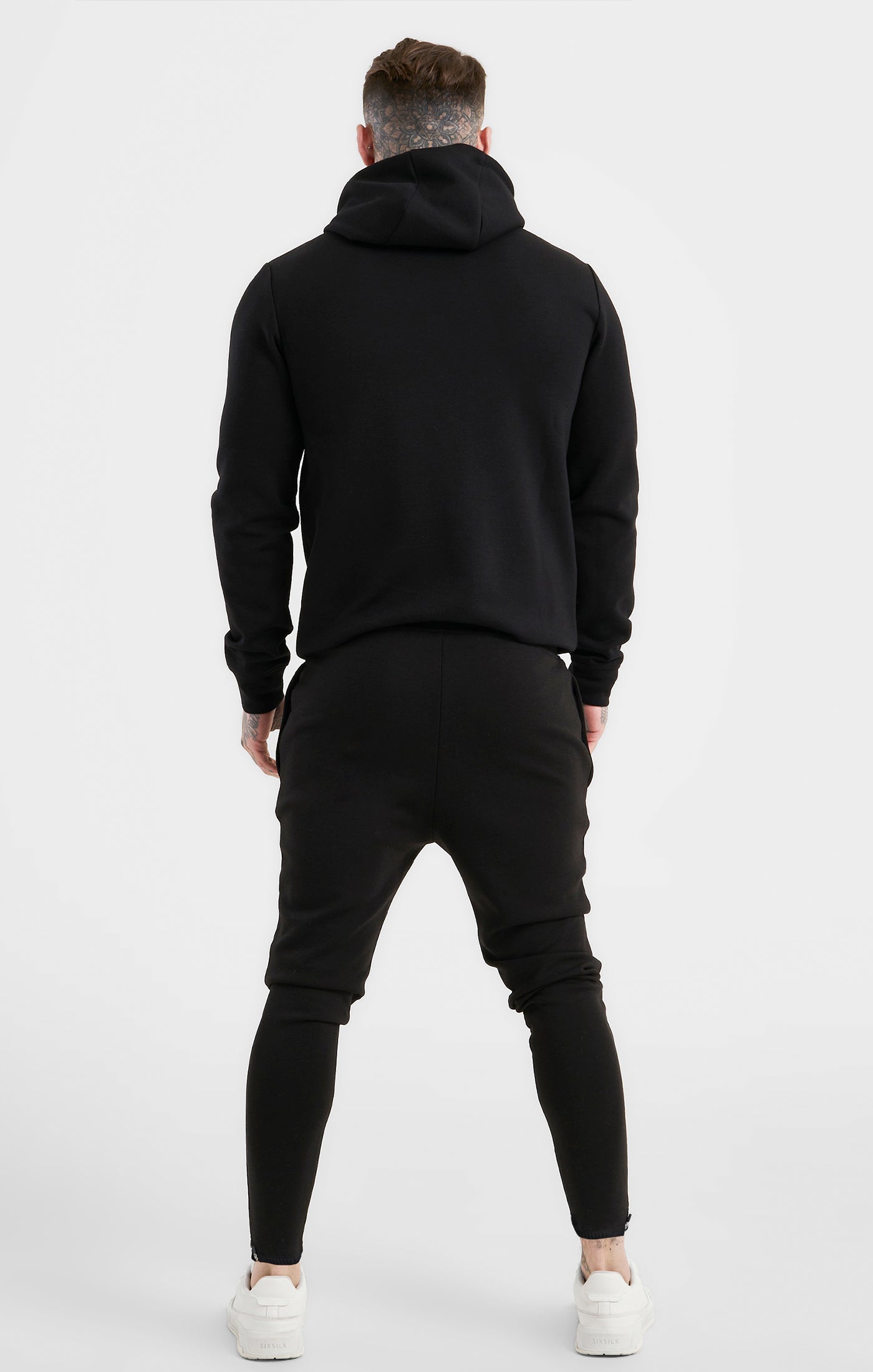 Load image into Gallery viewer, Black Sports Zip Pant (4)