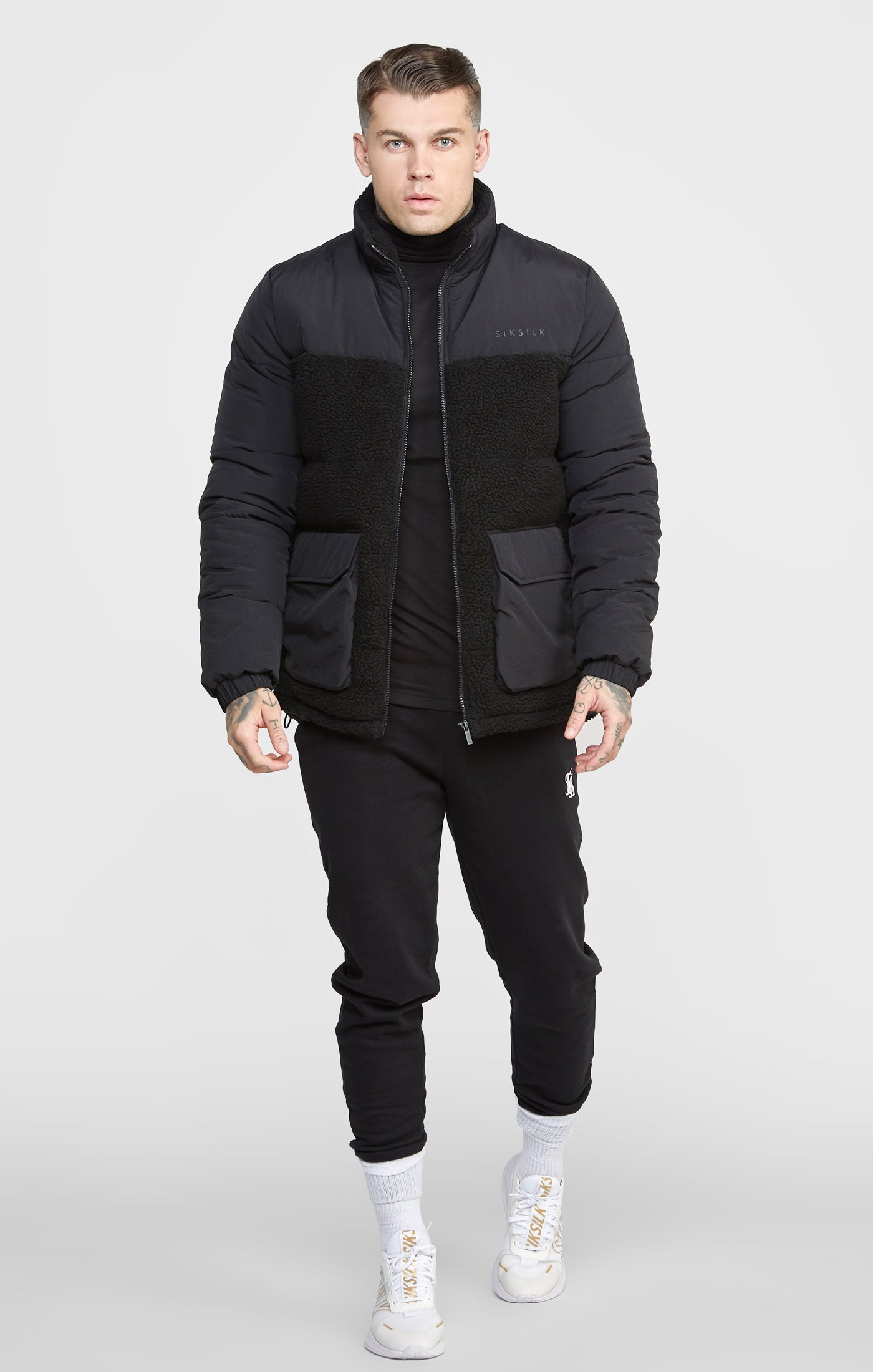 Load image into Gallery viewer, Black Bubble Jacket (2)