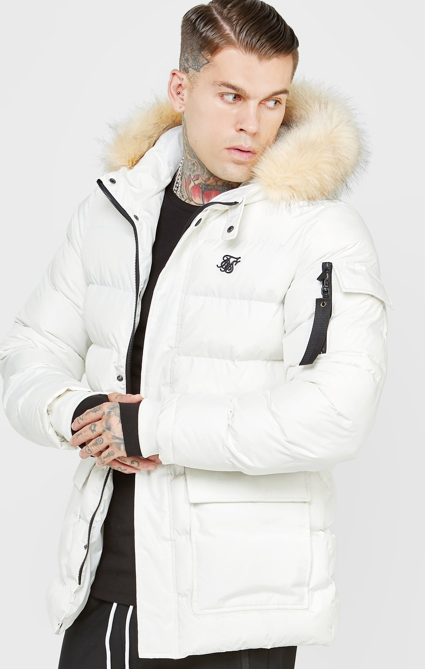 Load image into Gallery viewer, White Expedition Parka