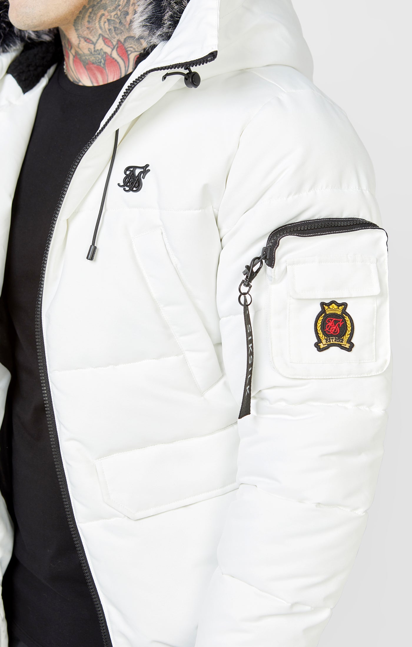 Load image into Gallery viewer, White Bomber Jacket (1)