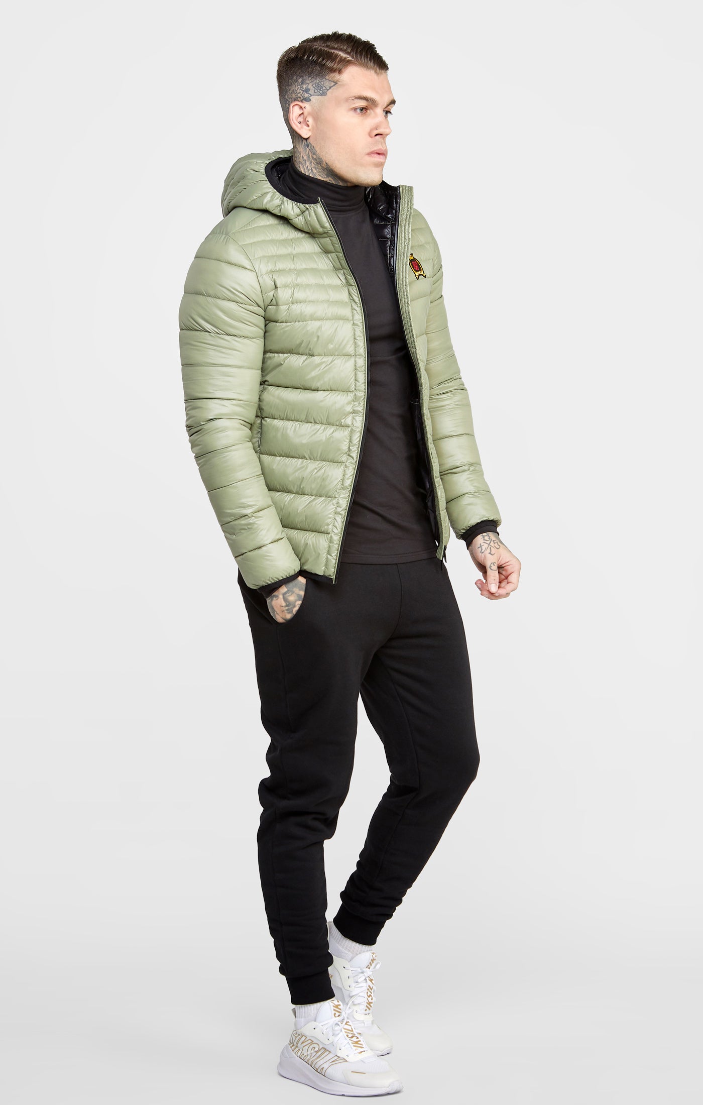 Load image into Gallery viewer, Green Packable Bubble Jacket (2)