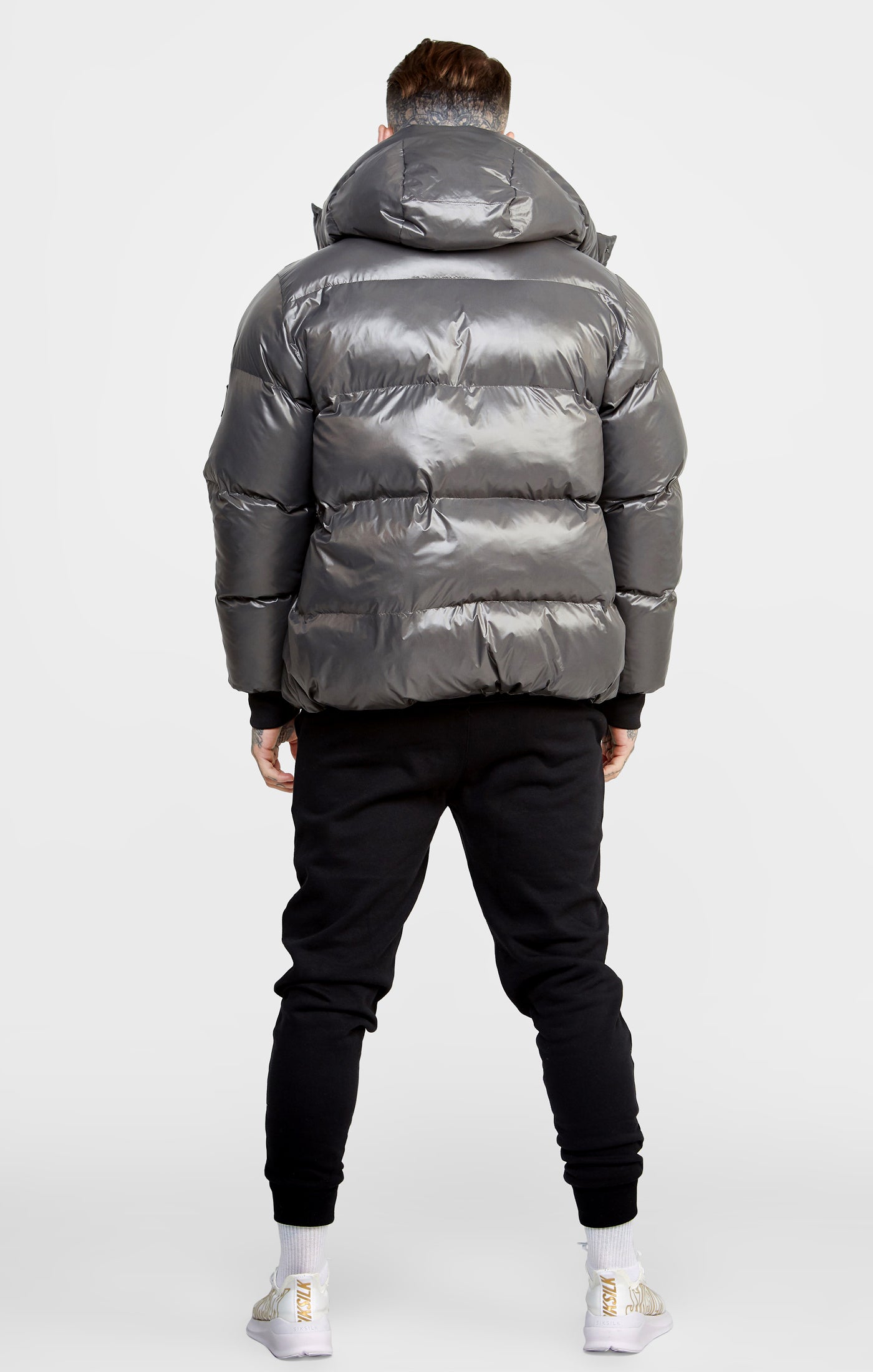 Load image into Gallery viewer, Grey Puffer Jacket (4)
