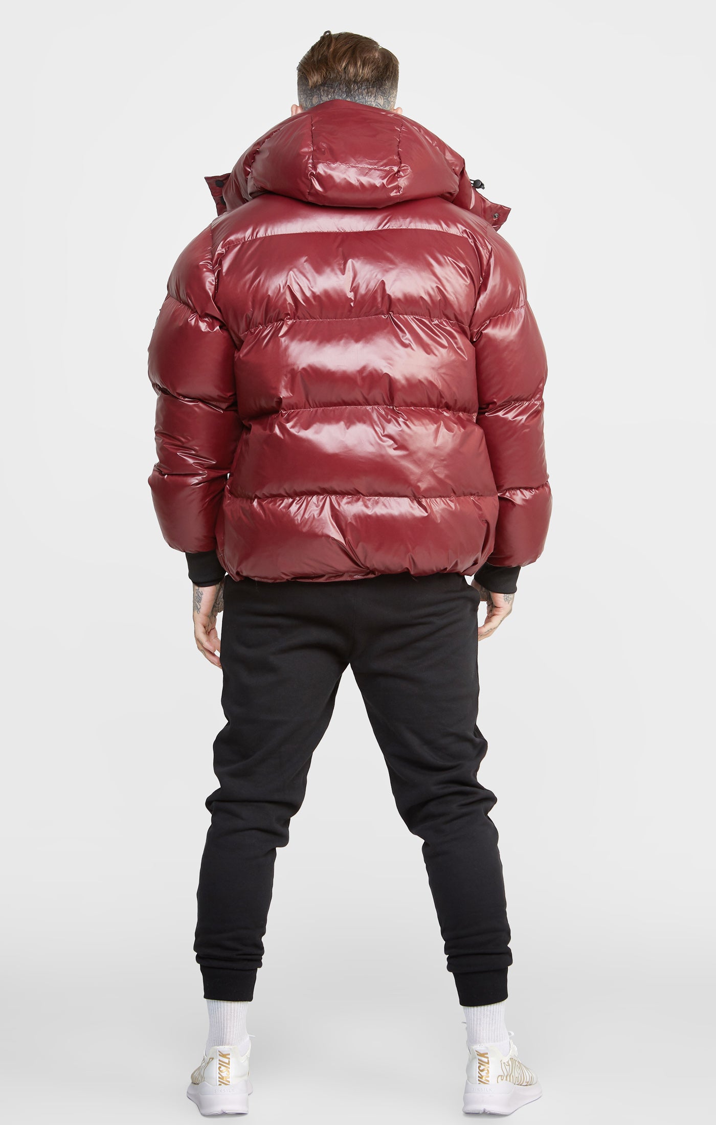 Load image into Gallery viewer, Burgundy Puffer Jacket (4)