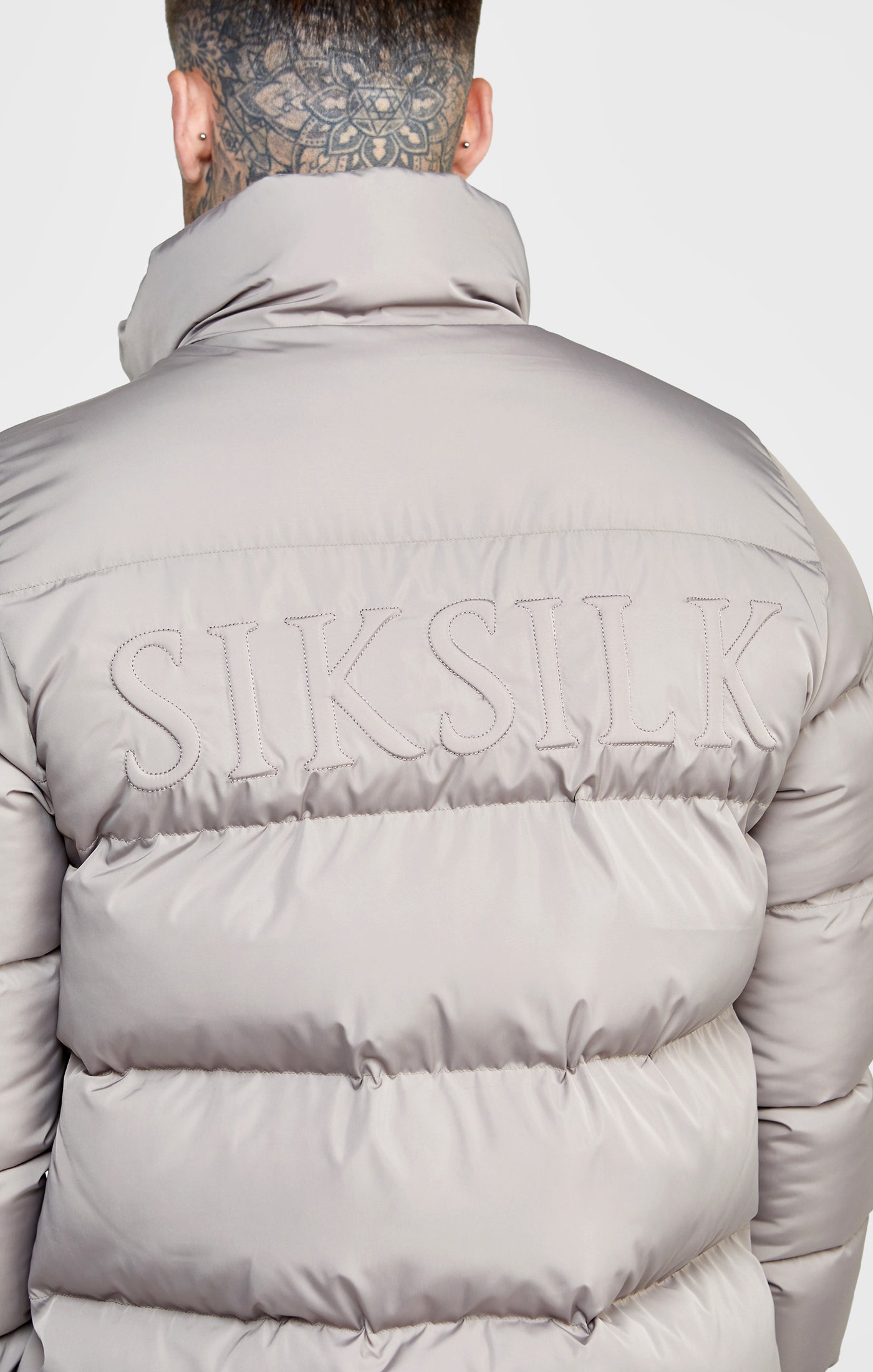 Load image into Gallery viewer, Stone Embossed Logo Bubble Jacket (6)