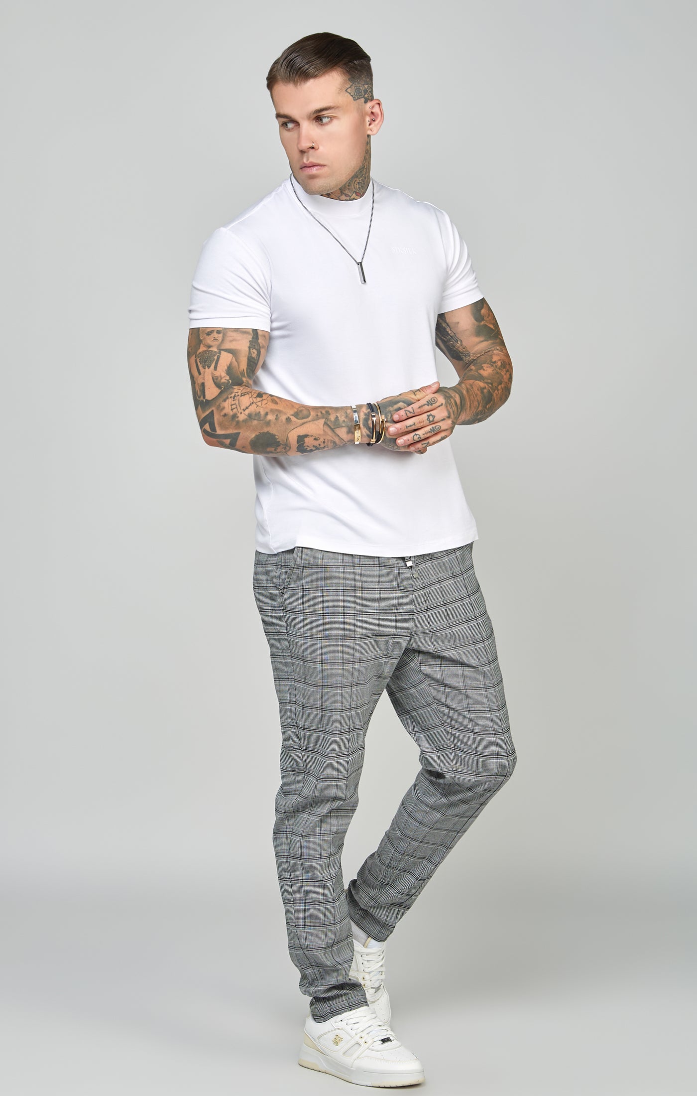 Load image into Gallery viewer, Grey Tapered Fit Smart Woven Joggers (2)