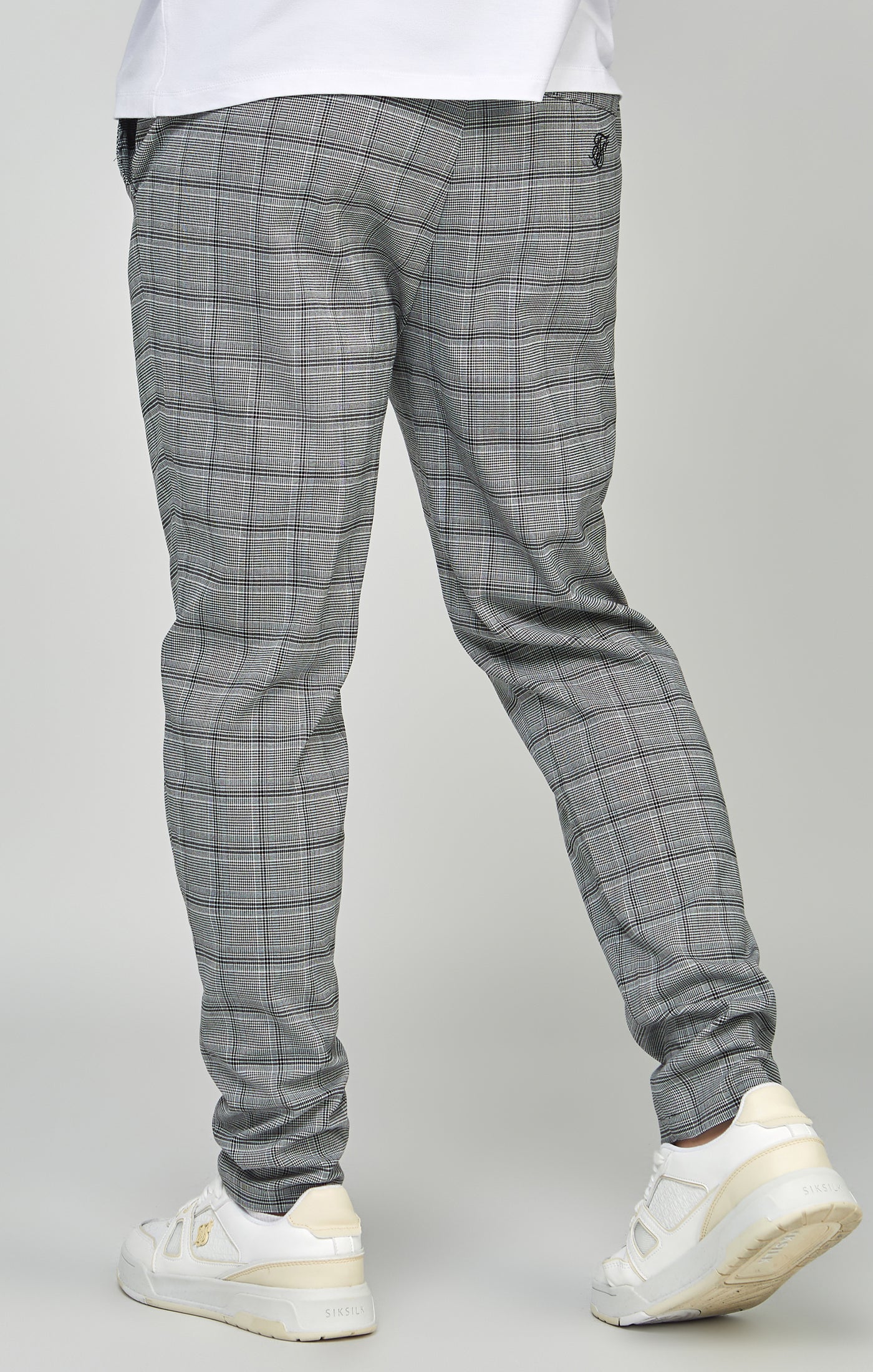 Load image into Gallery viewer, Grey Tapered Fit Smart Woven Joggers (3)