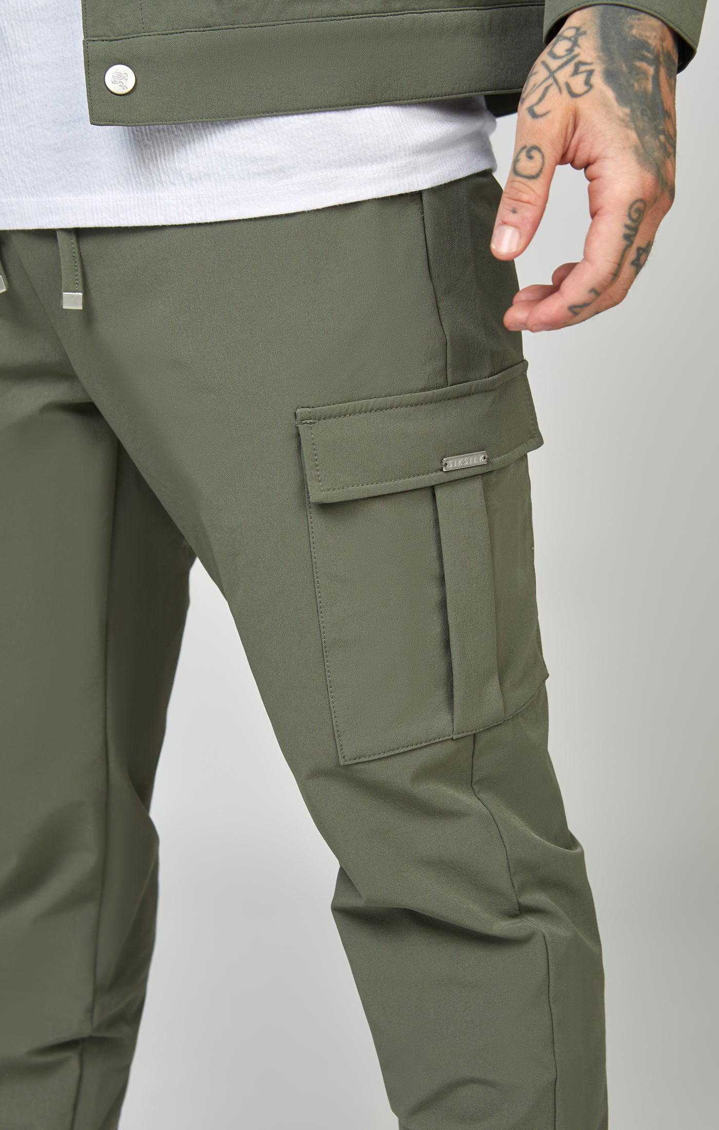 Load image into Gallery viewer, Khaki Utility Cargo Jogger (5)
