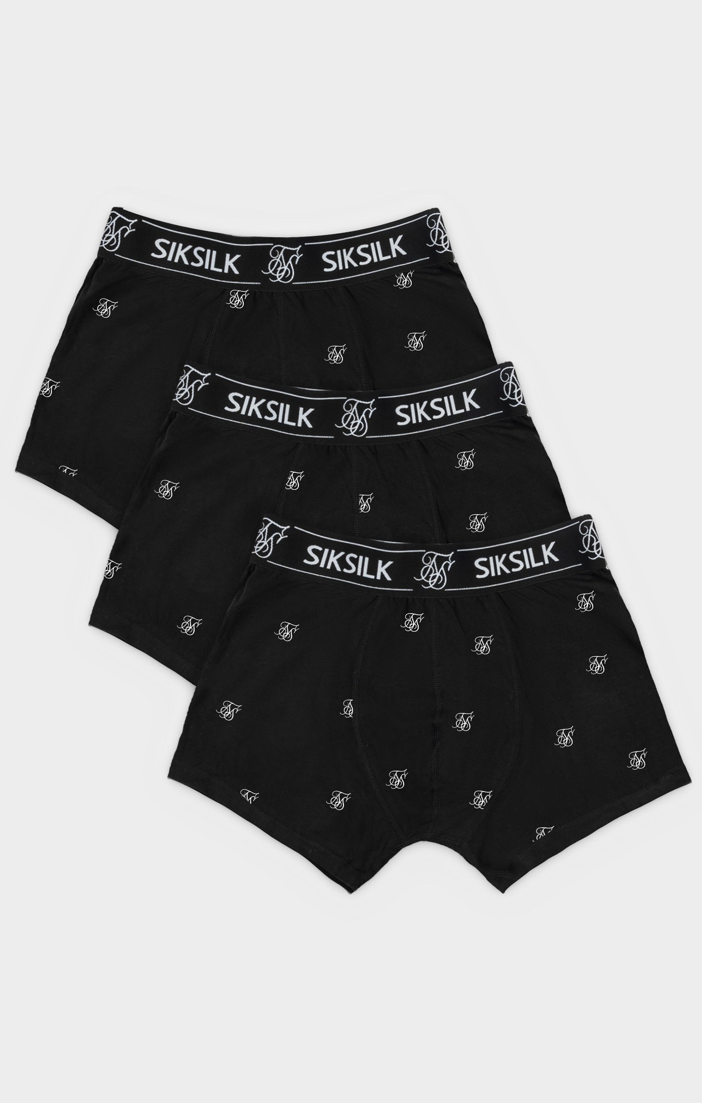 Load image into Gallery viewer, Black 3Pk Logo Boxer
