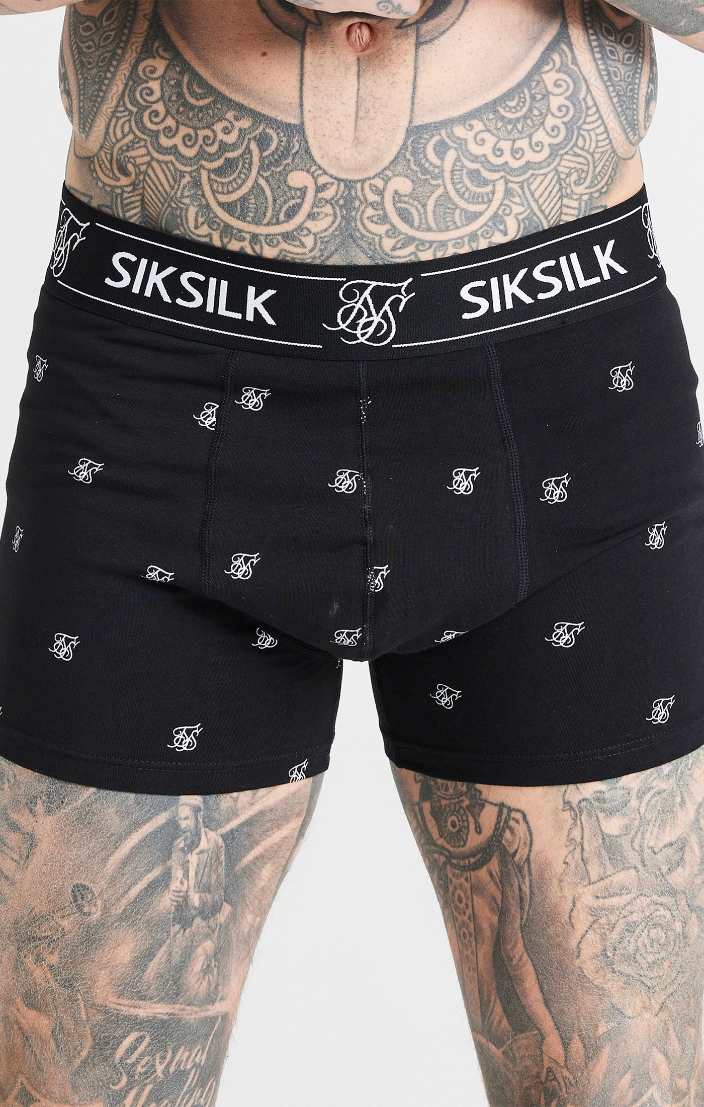 Load image into Gallery viewer, Black 3Pk Logo Boxer (3)