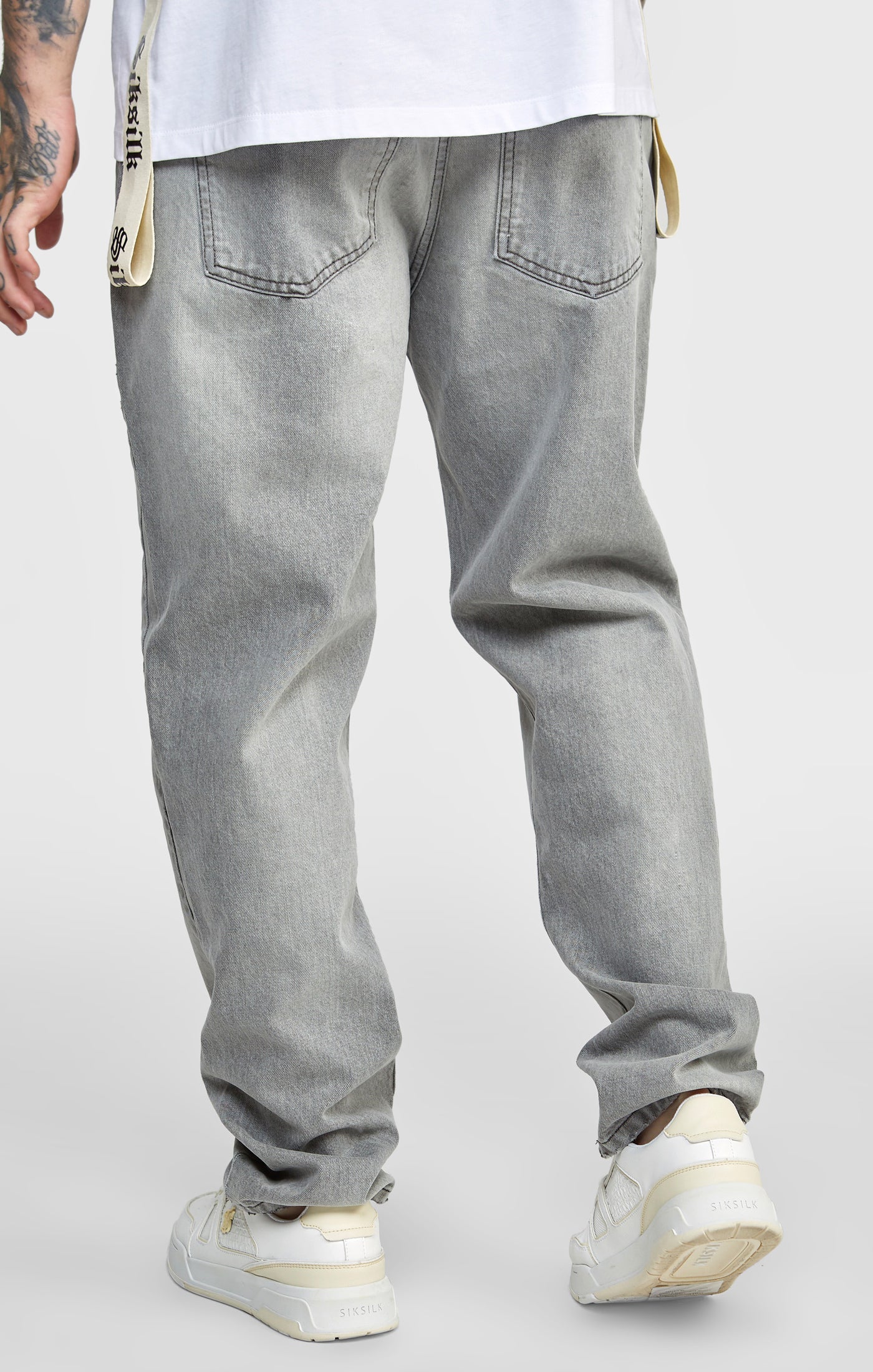 Load image into Gallery viewer, Grey Relaxed Fit Cargo Short (3)