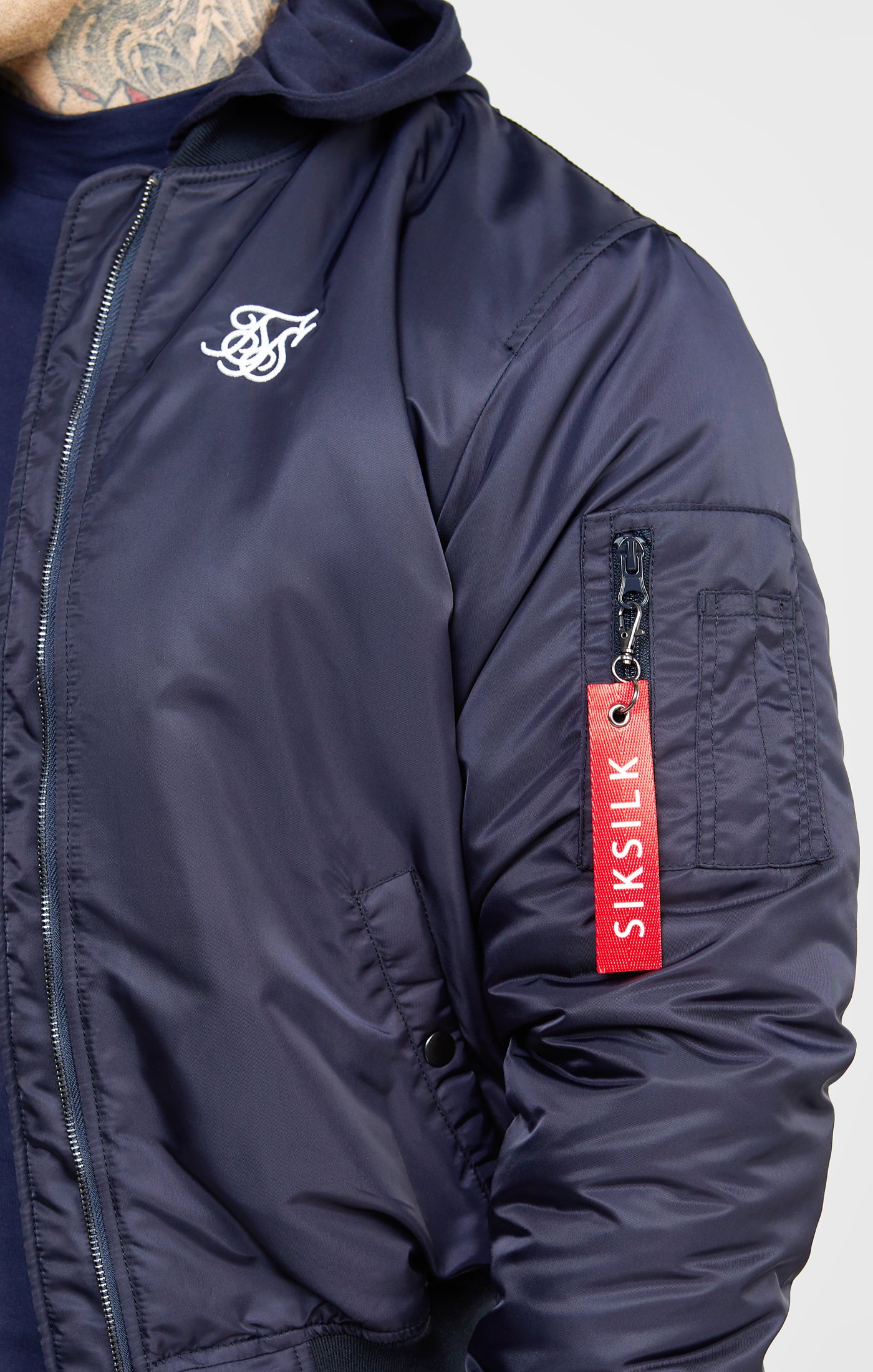 Load image into Gallery viewer, Navy Flight Bomber Jacket (1)