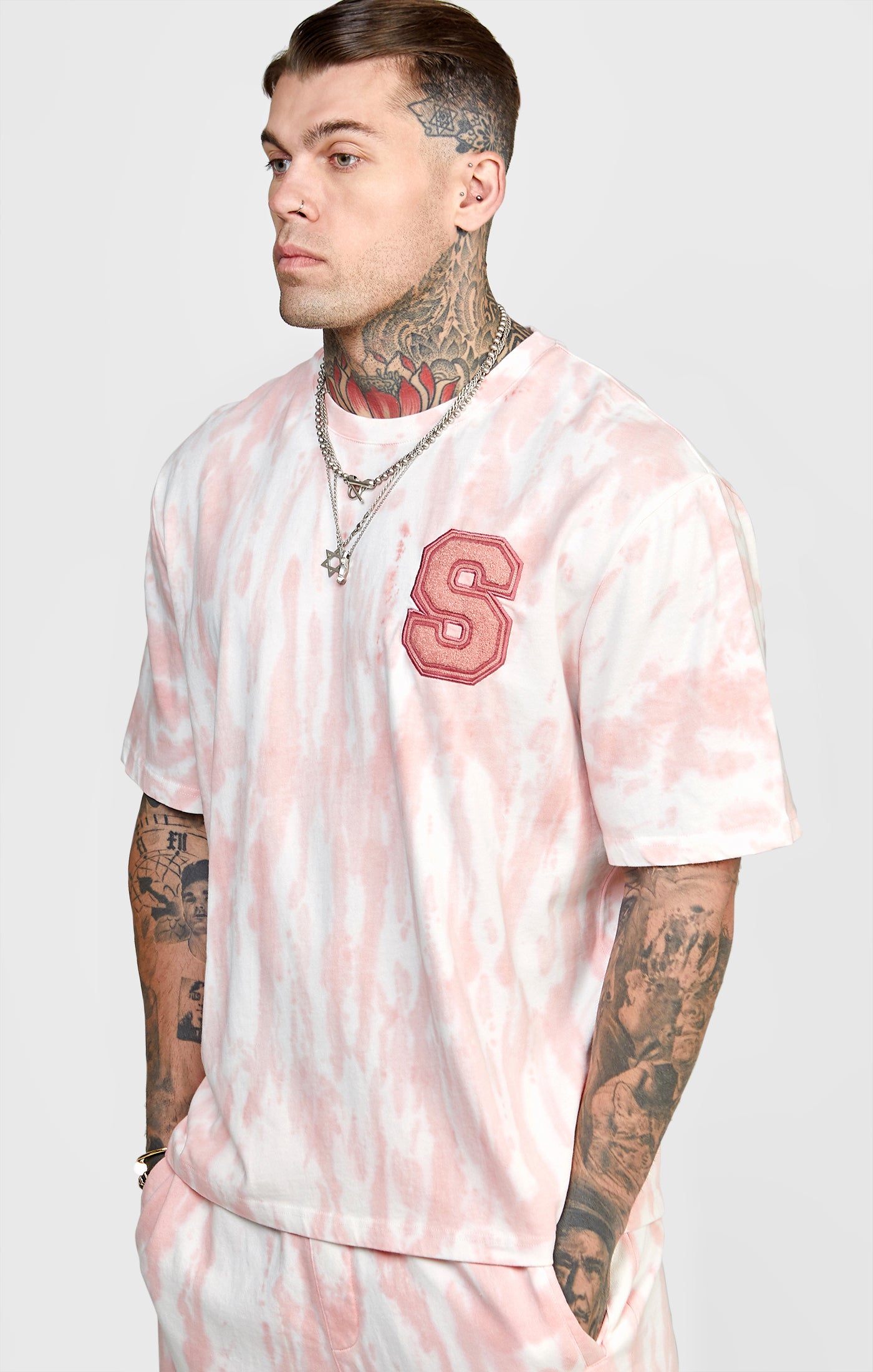 Load image into Gallery viewer, Pink Tie Dye Oversized T-Shirt